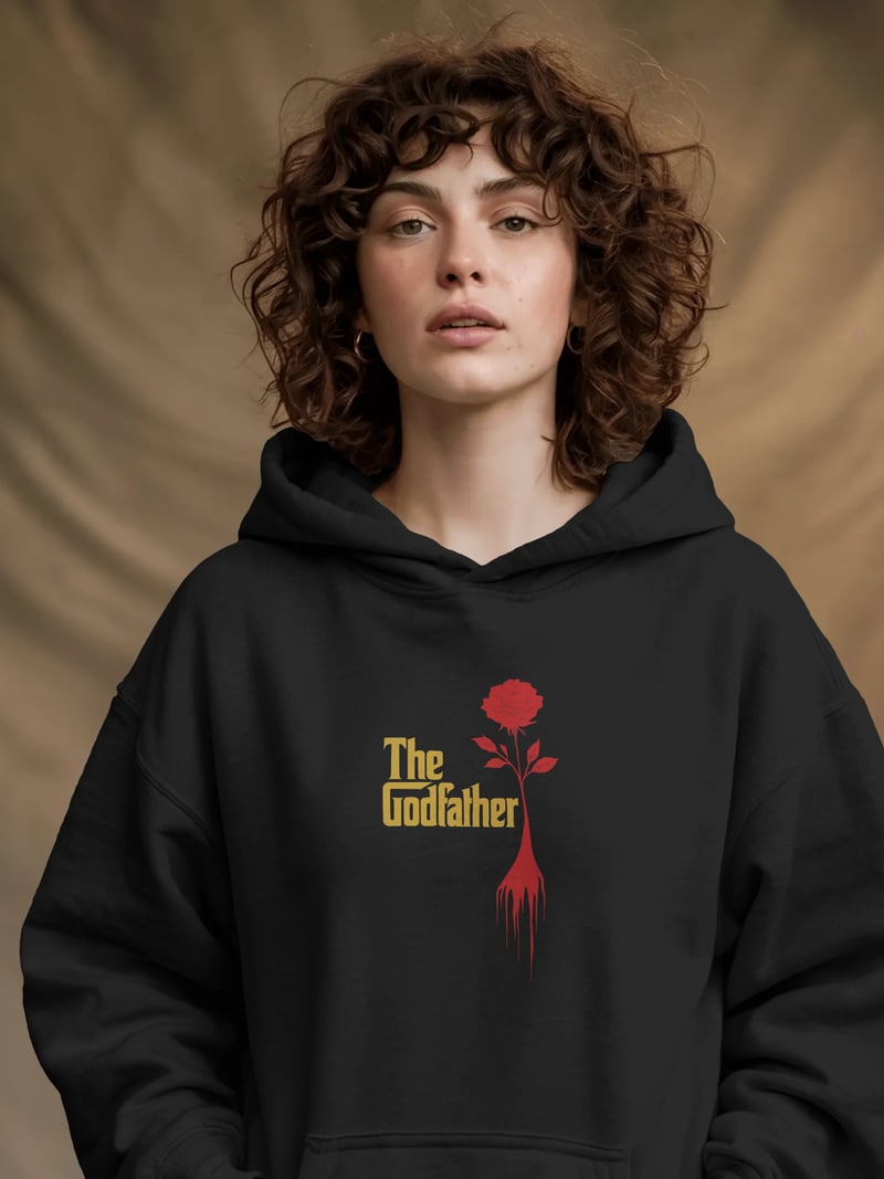 The Godfather Siyah Kapüşonlu Sweatshirt