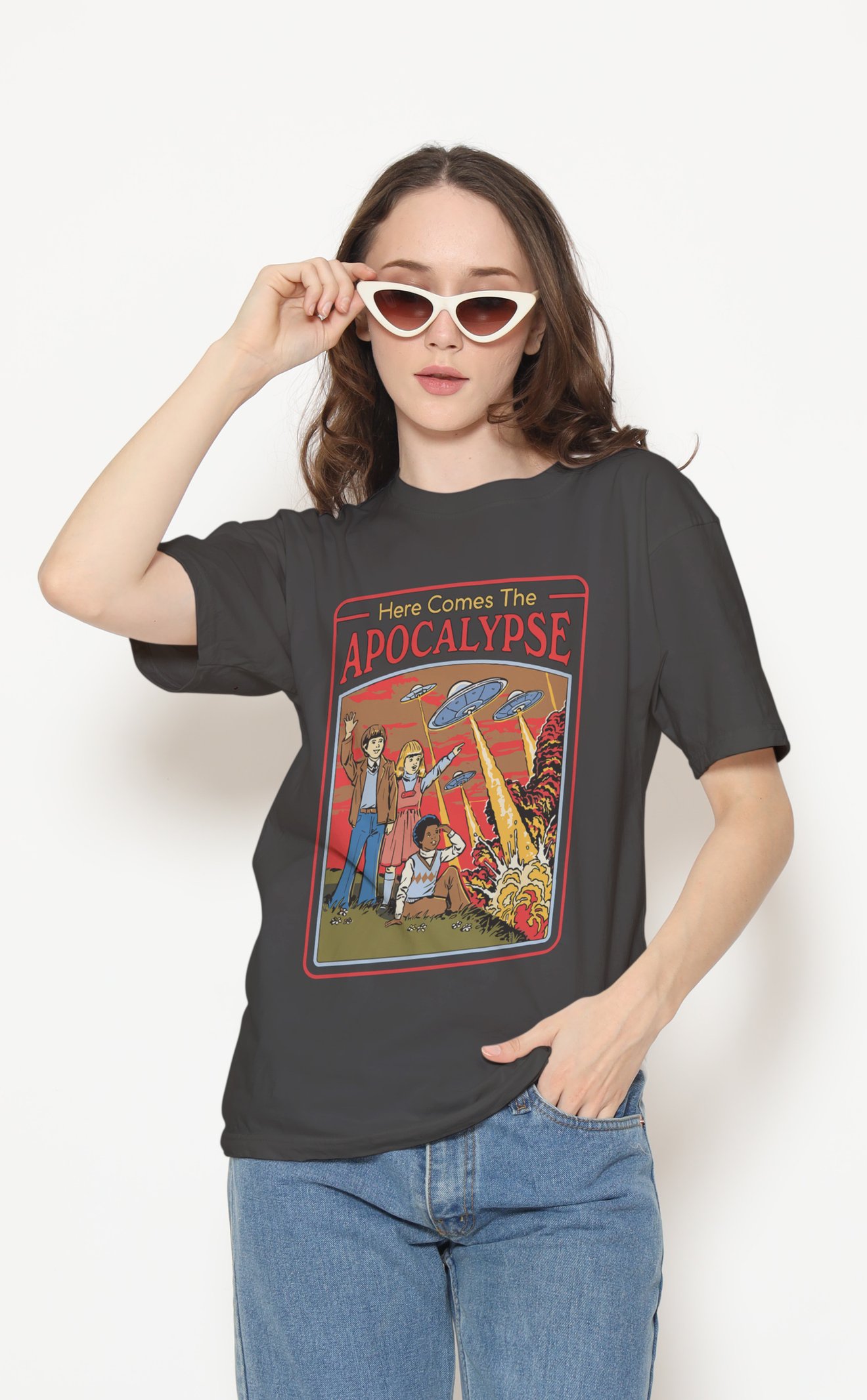 Apocalypse Dijital Baskı Unisex Tişört