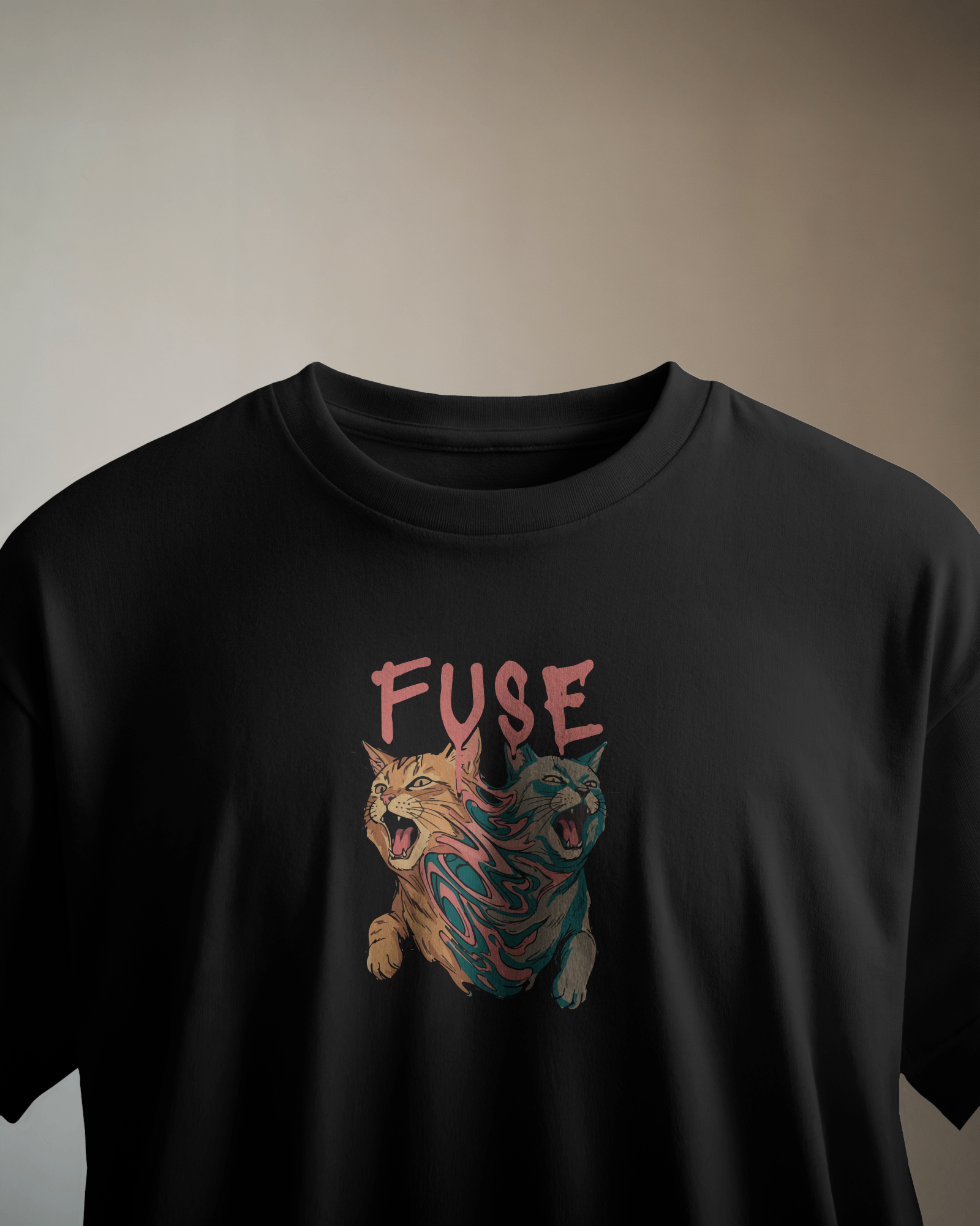 Fuse Siyah Tişört