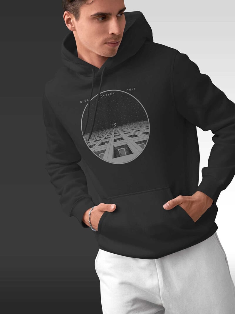 Blue Öyster Cult Dijital Baskı Kapüşonlu Unisex Sweatshirt