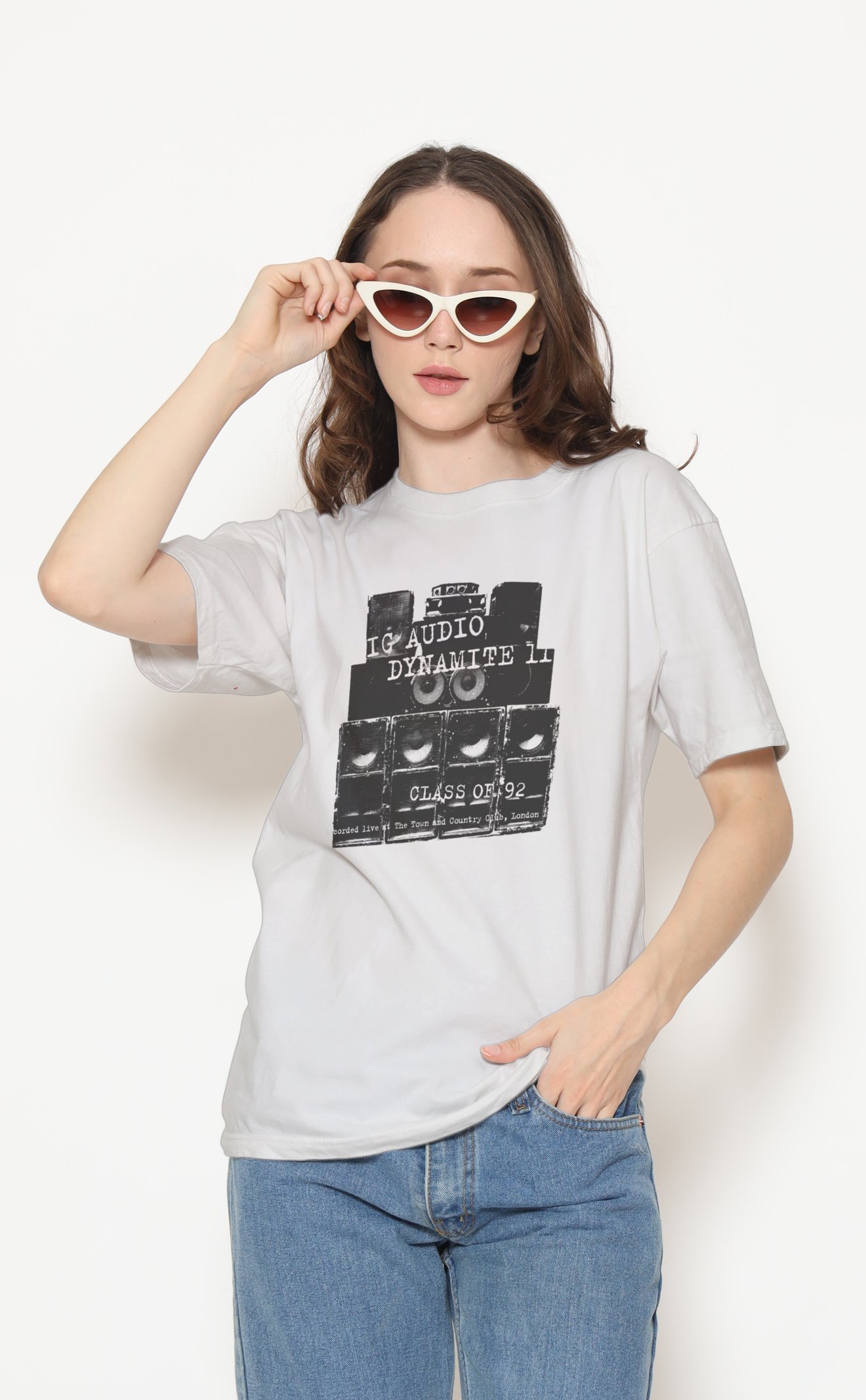 Big Audio Dynamite Unisex Beyaz Tişört