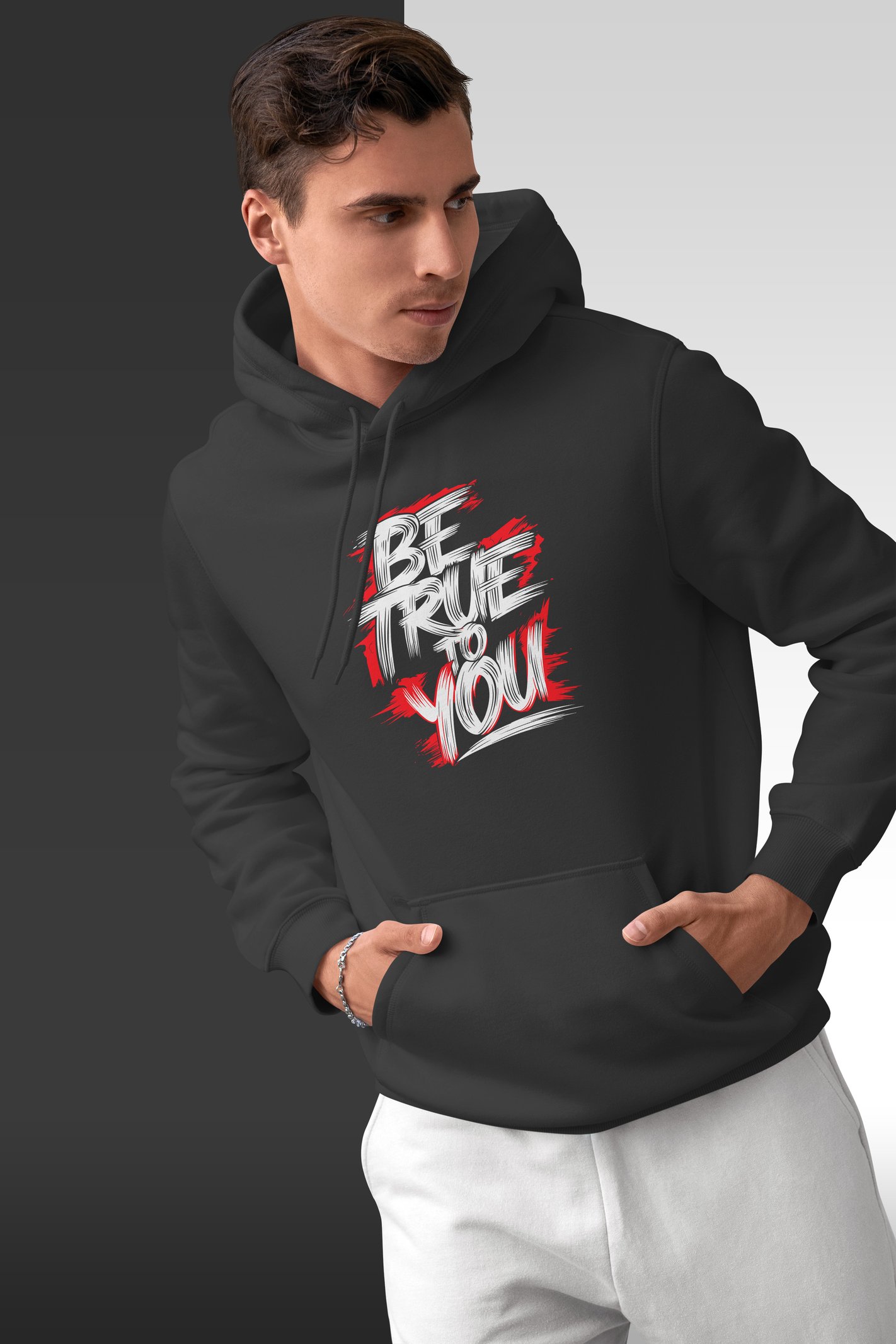 Be True Kapüşonlu Unisex Sweatshirt