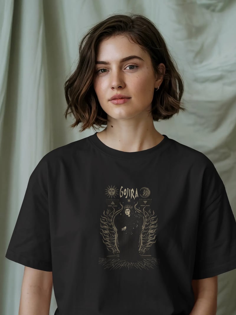 Gojira Alev Tişört