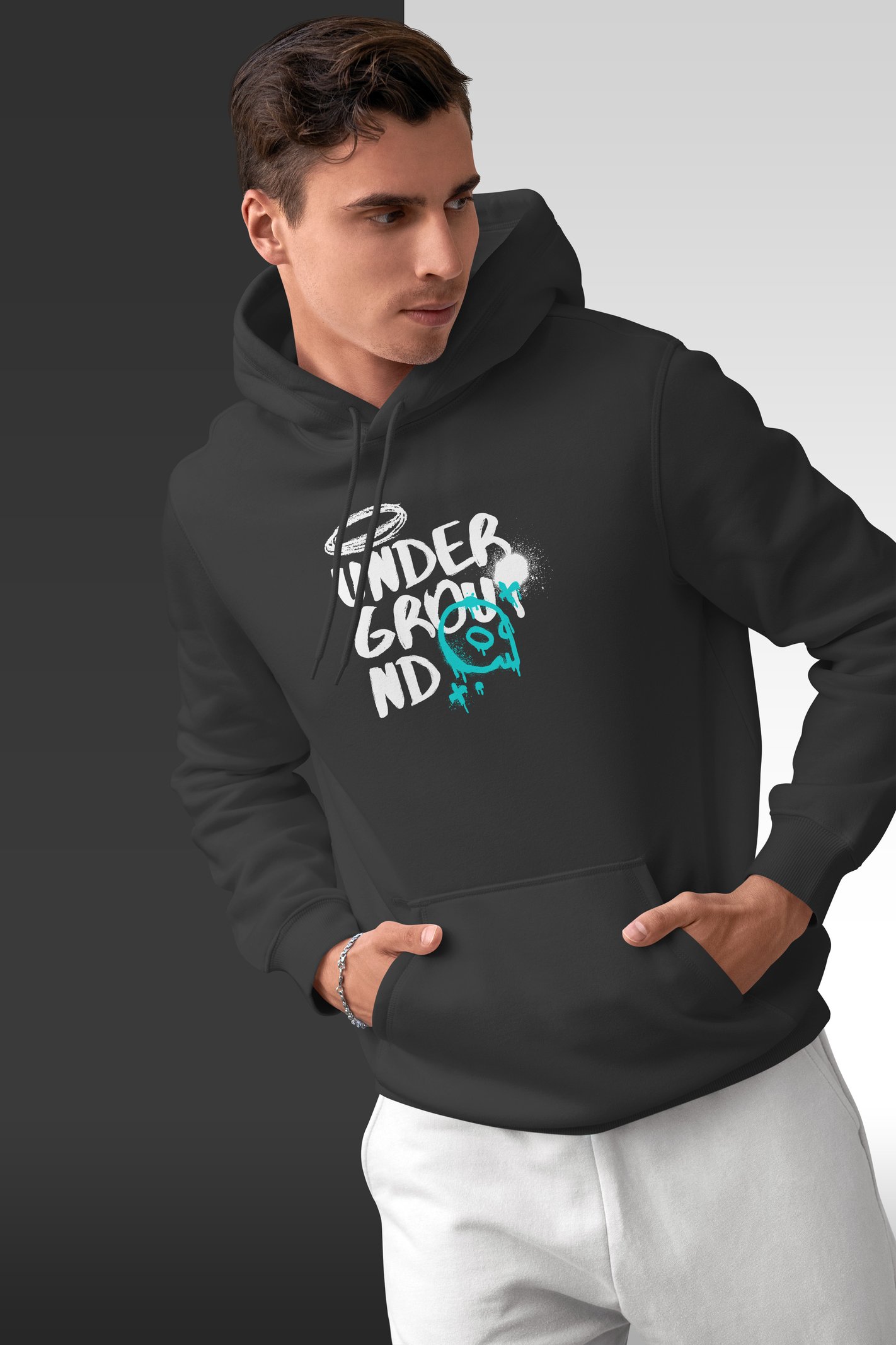 Underground Kapüşonlu Unisex Sweatshirt