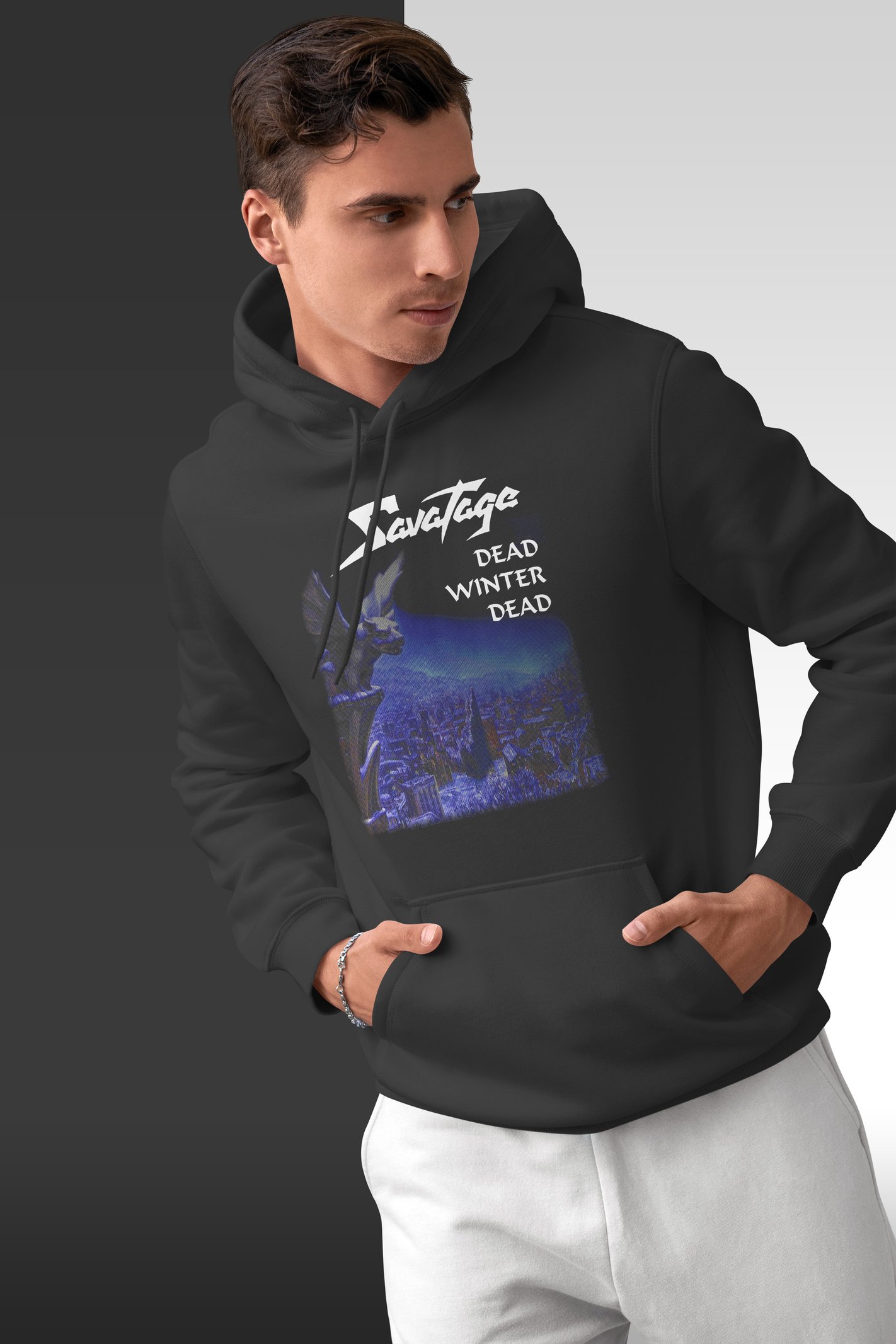 Savatage Gargoy Kapüşonlu Sweatshirt