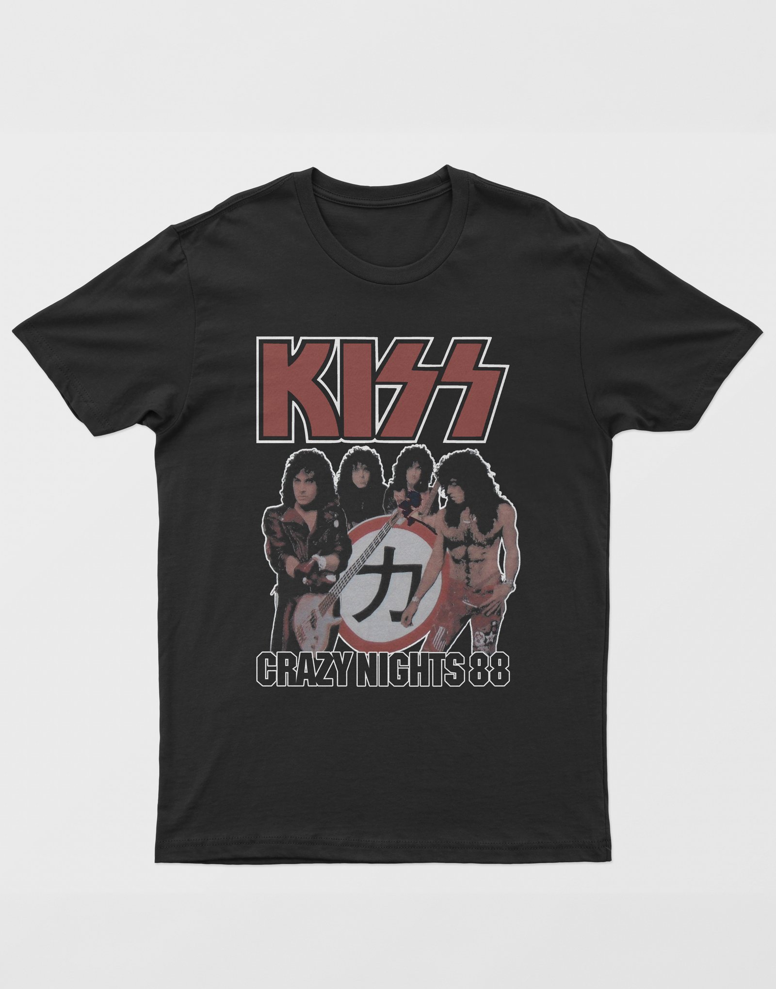 Kiss Dijital Baskı Unisex Tişört