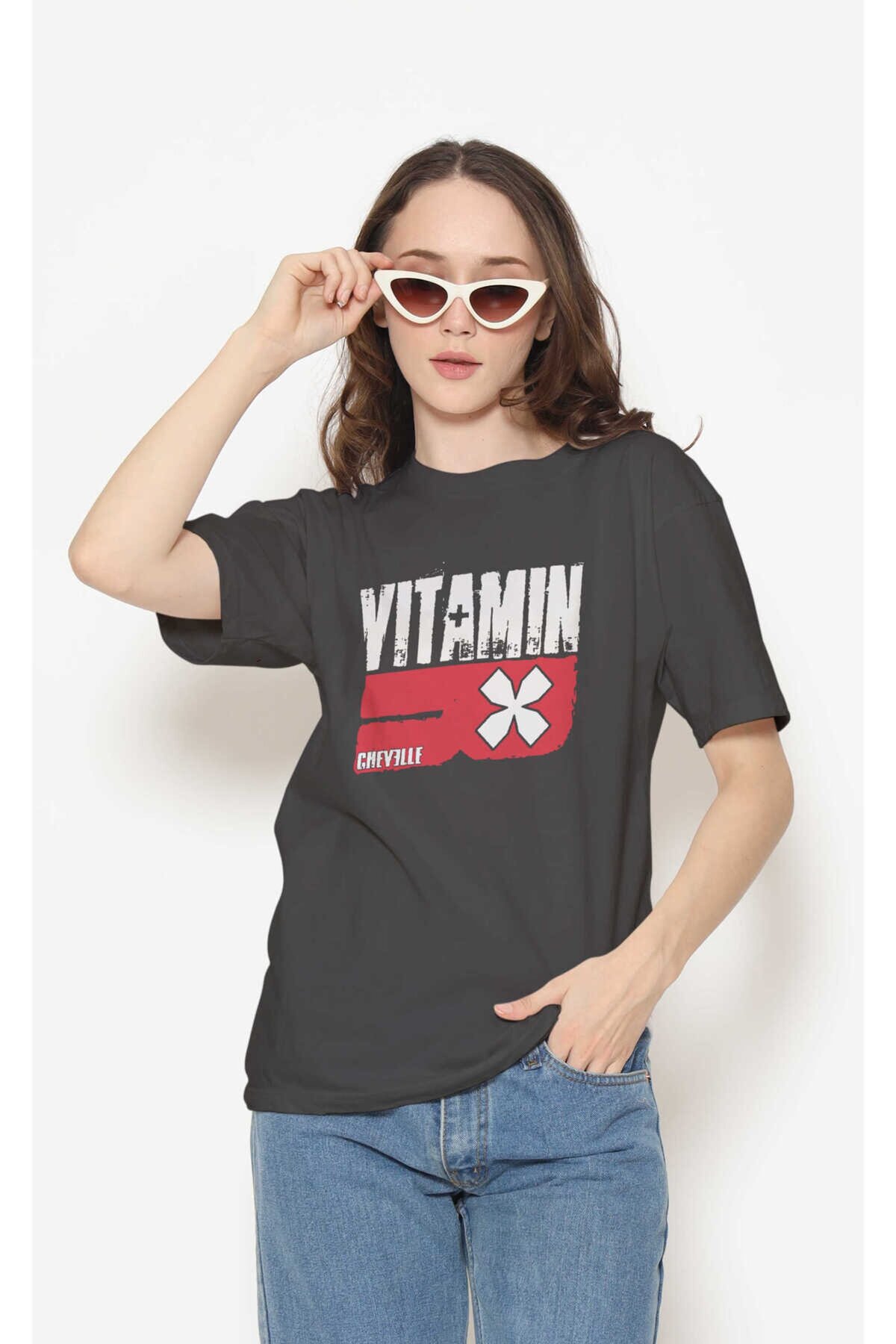 Chevelle Dijital Baskı Siyah Unisex Tişört