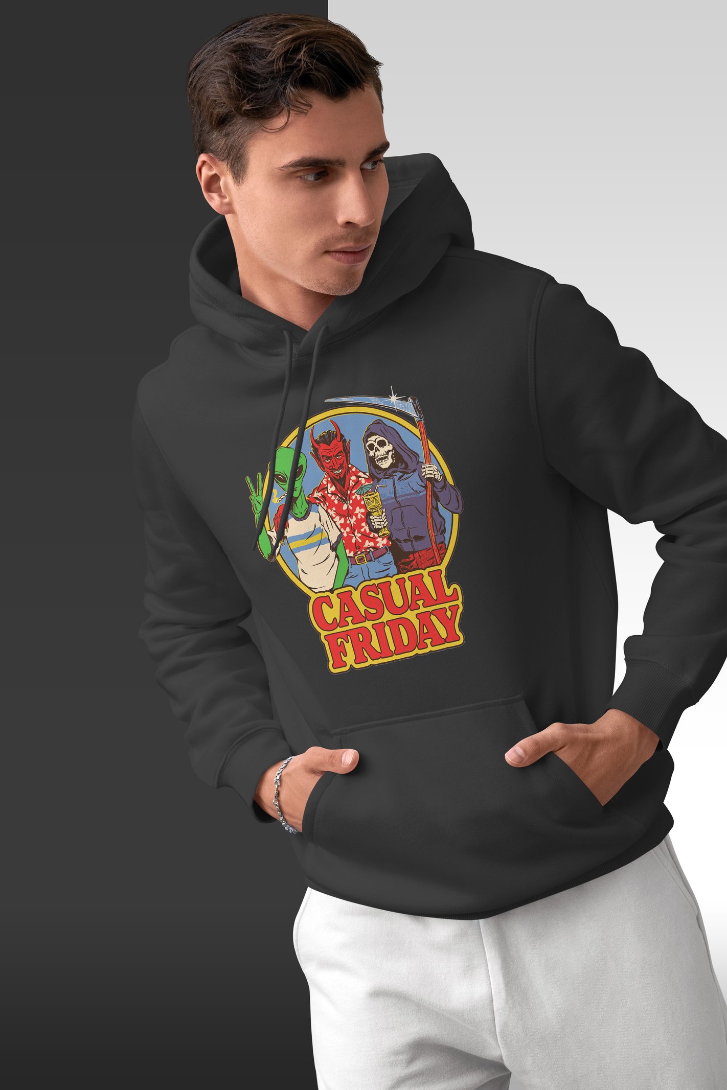 Casual Friday Kapüşonlu Unisex Sweatshirt
