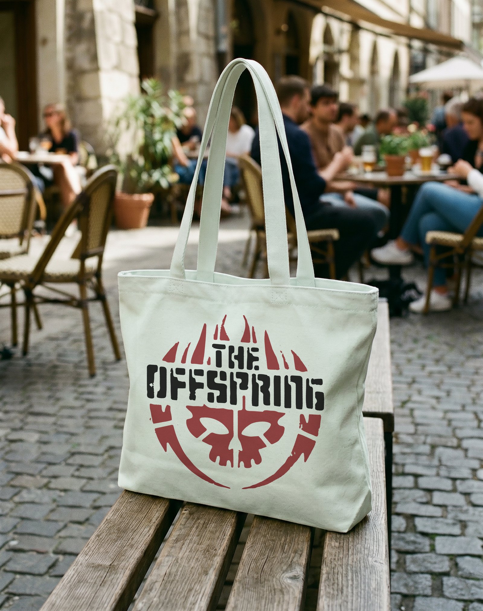 The Offspring Kafatası Kanvas Çanta