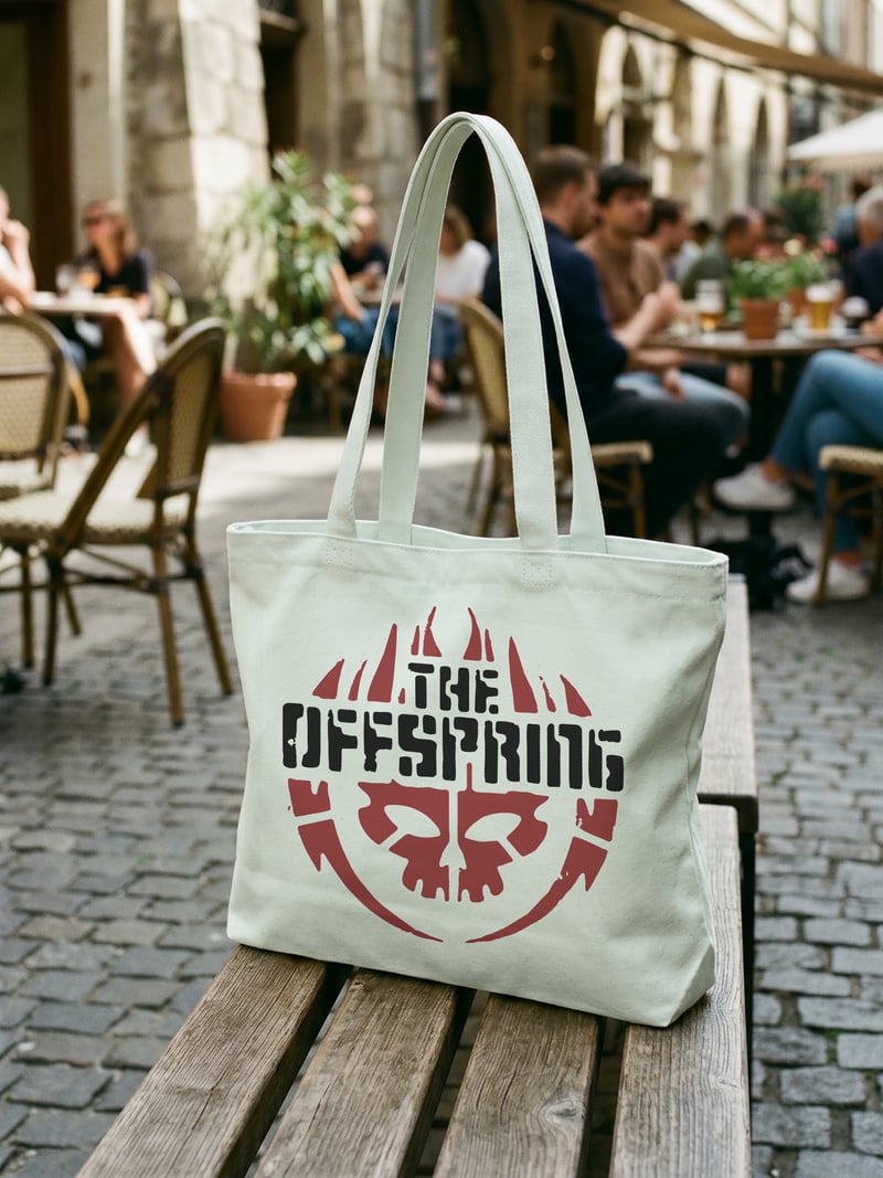 The Offspring Kafatası Kanvas Çanta