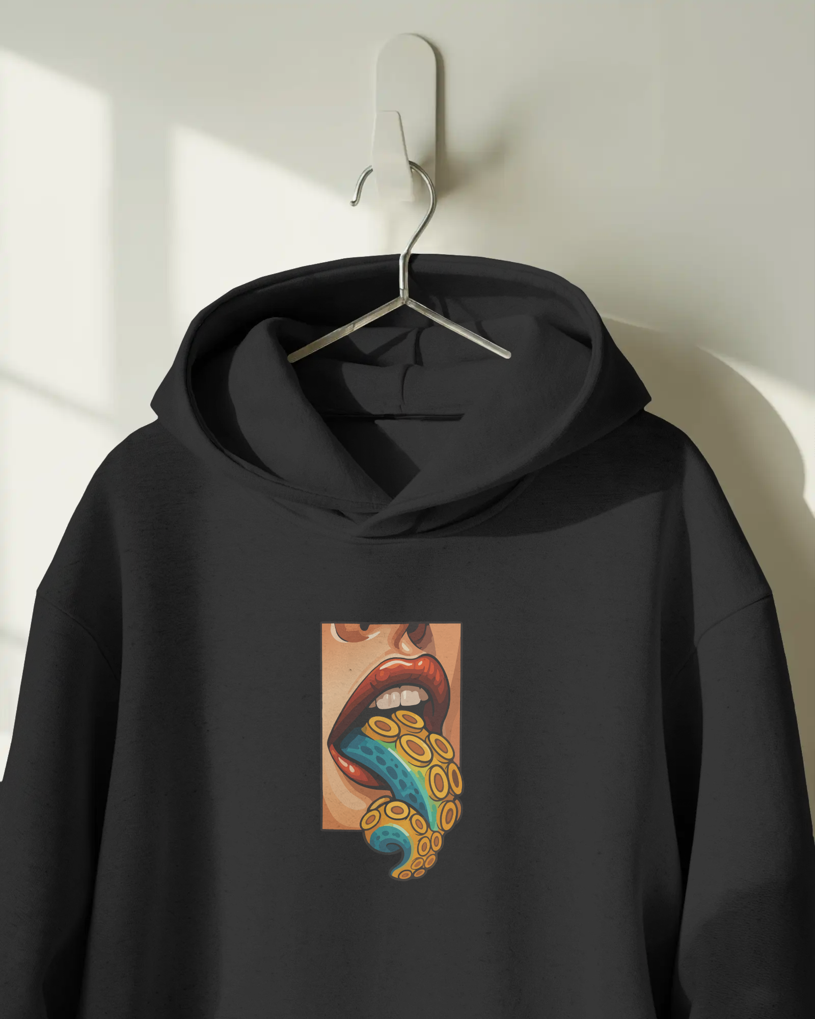 Octopus Tongue Kapüşonlu Sweatshirt