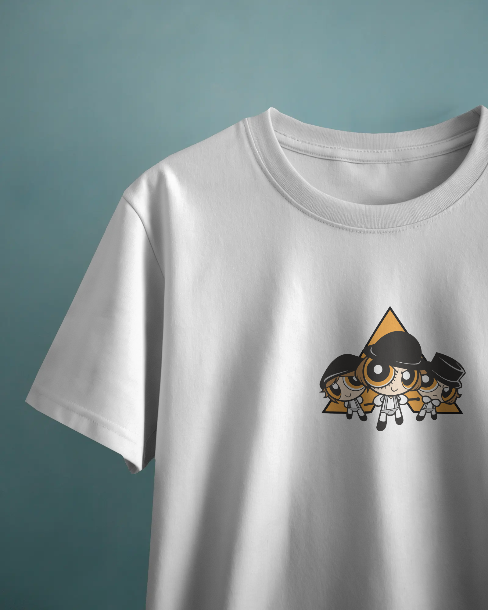 Powerpuff Orange Unisex Beyaz Tişört