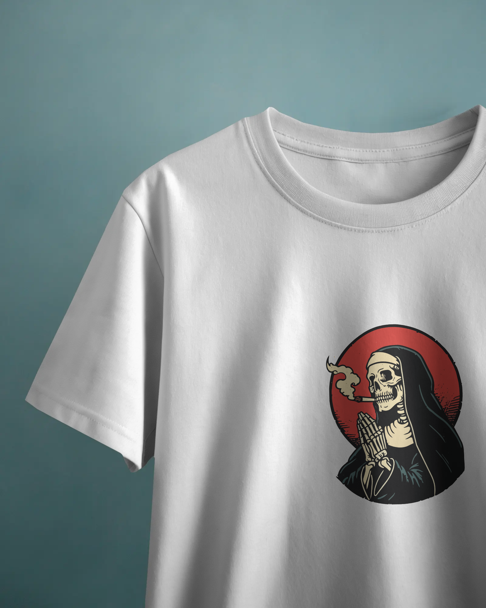 Nun Unisex Beyaz Tişört