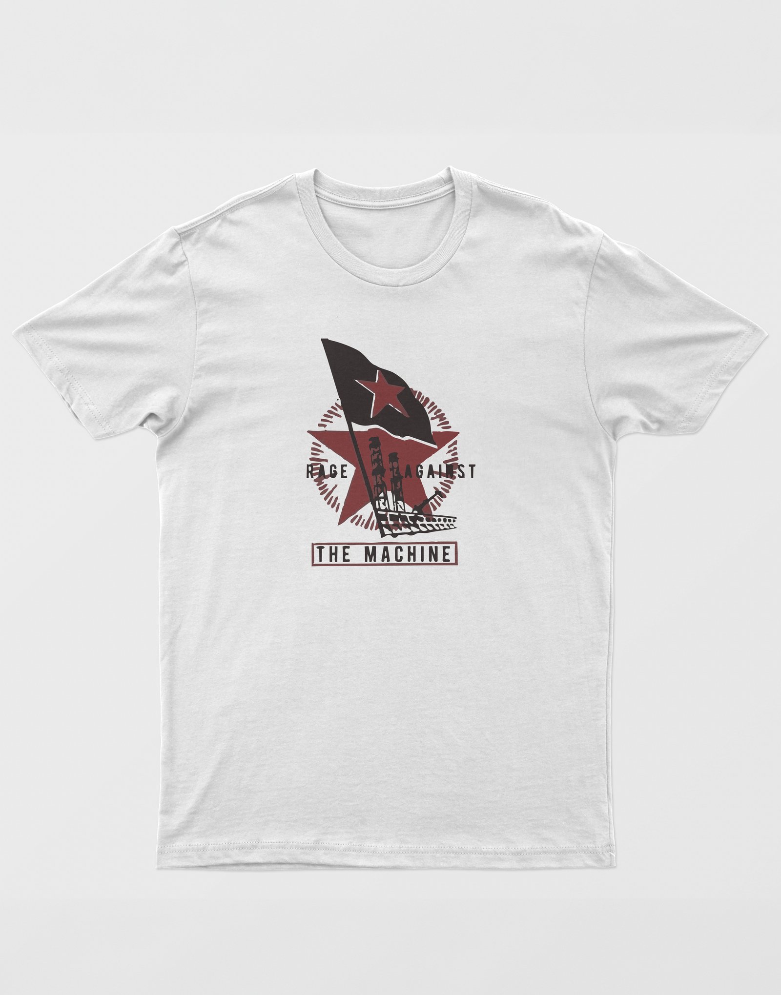 Rage Against the Machine Unisex Beyaz Tişört