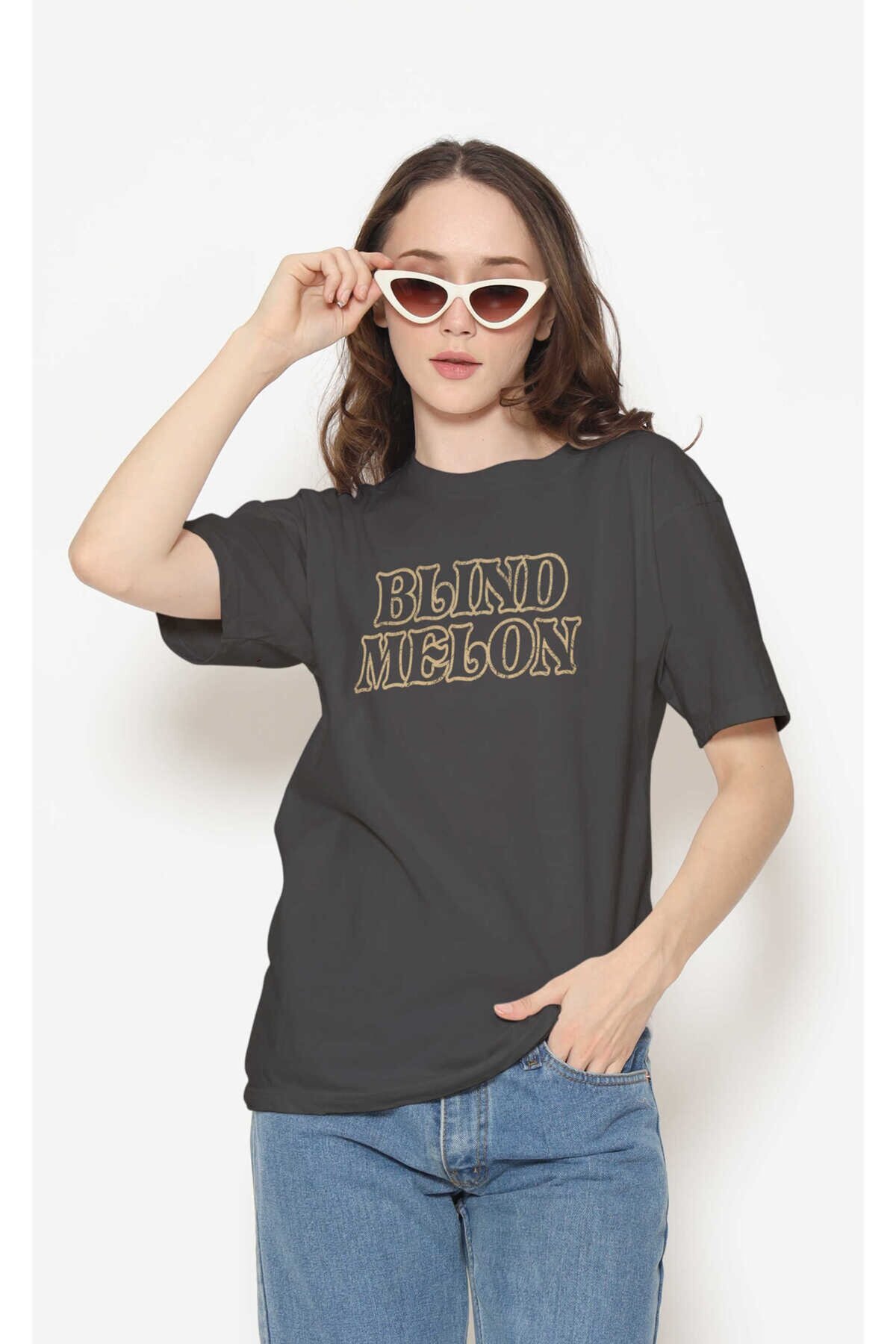 Blind Melon Dijital Baskı Siyah Unisex Tişört