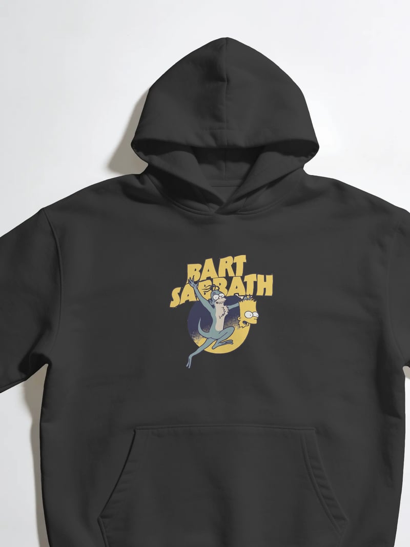 Bart Sabbath Unisex Siyah Sweatshirt