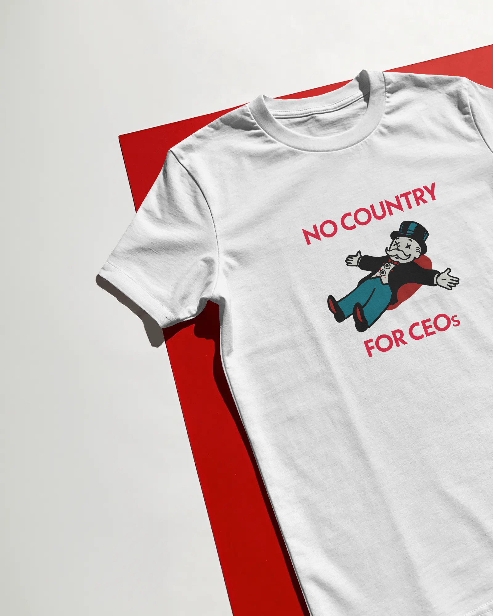 No Country for CEOs Unisex Beyaz Tişört