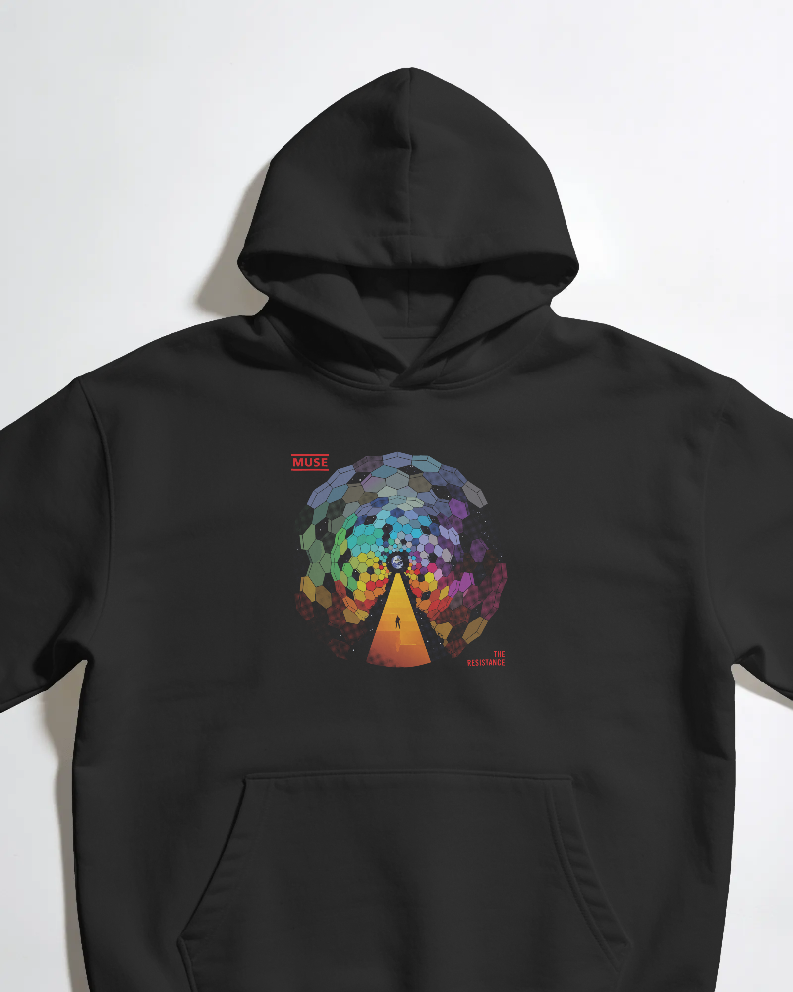 Muse Siyah Kapüşonlu Sweatshirt