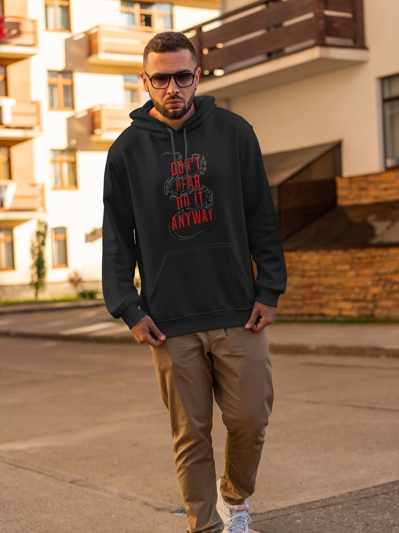 Don't Fear Kapüşonlu Unisex Sweatshirt