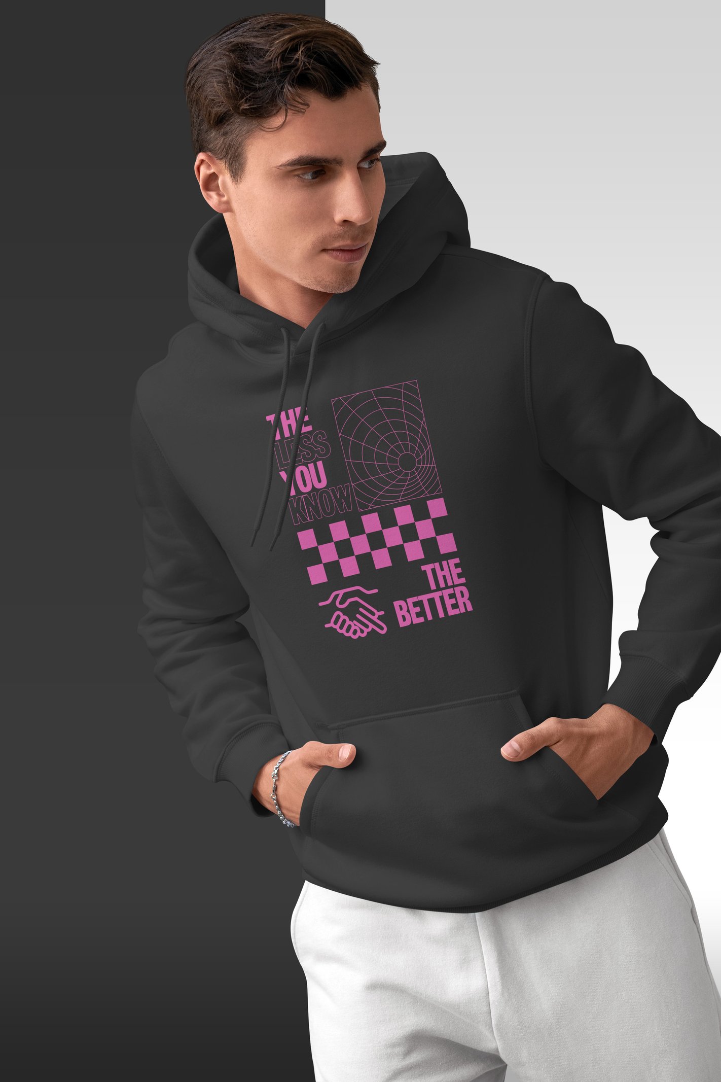 Less Know Kapüşonlu Unisex Sweatshirt