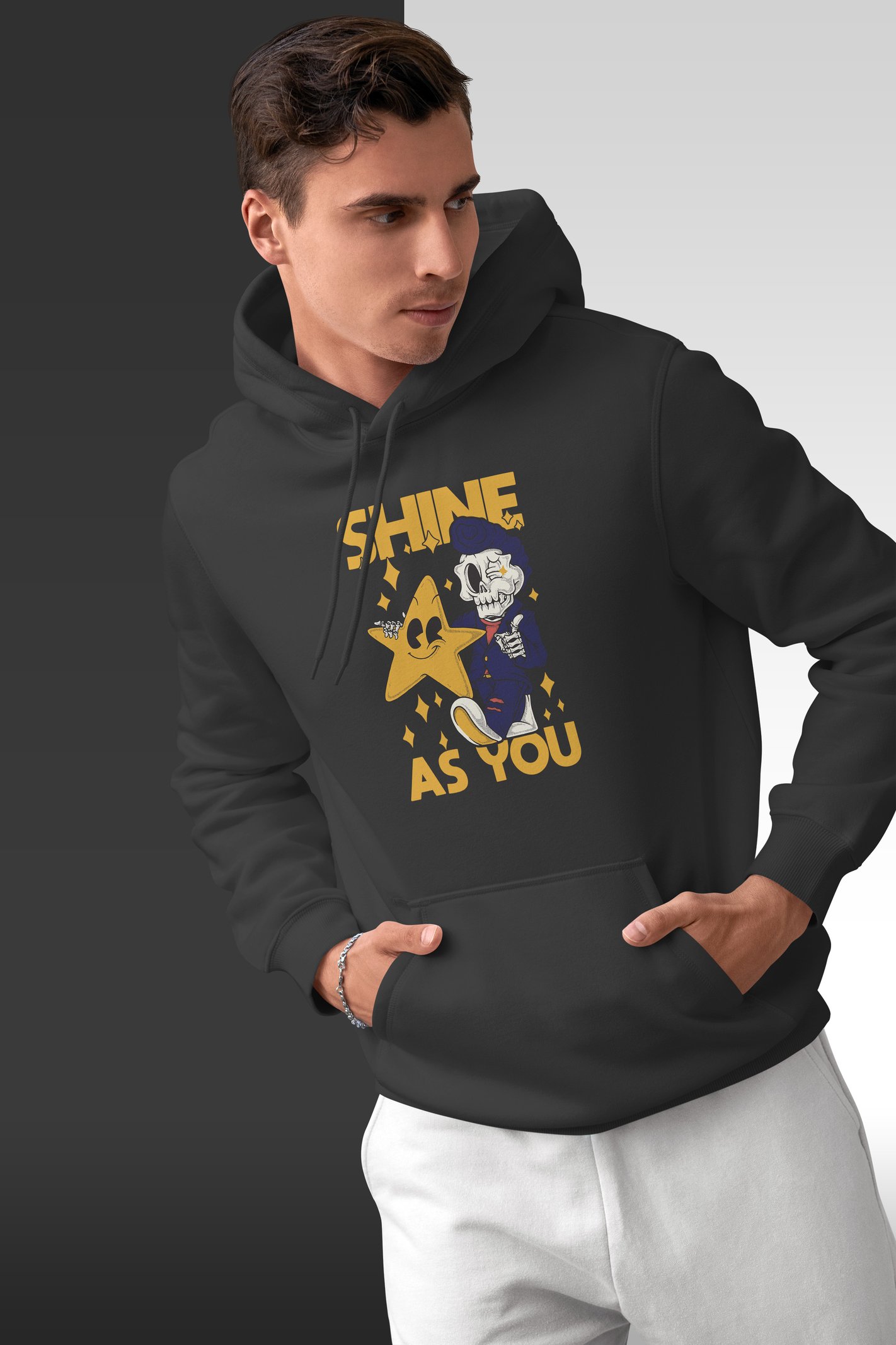 Shine Kapüşonlu Unisex Sweatshirt