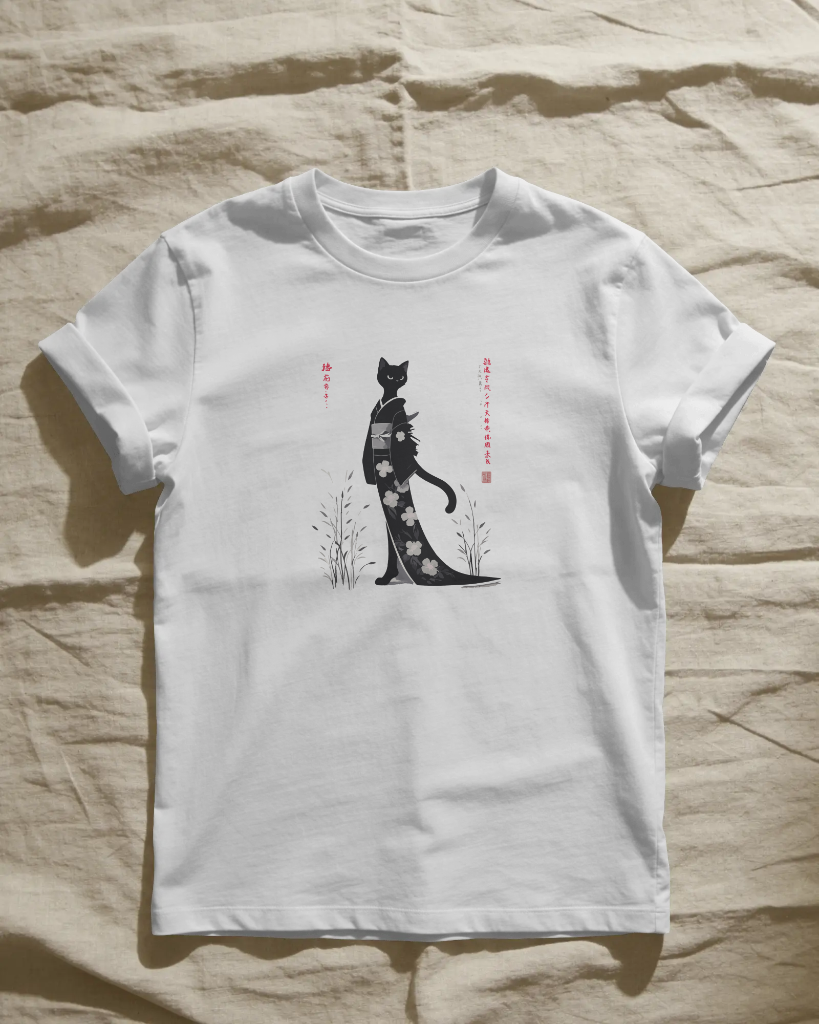 Japan Cat Kimono Tişört