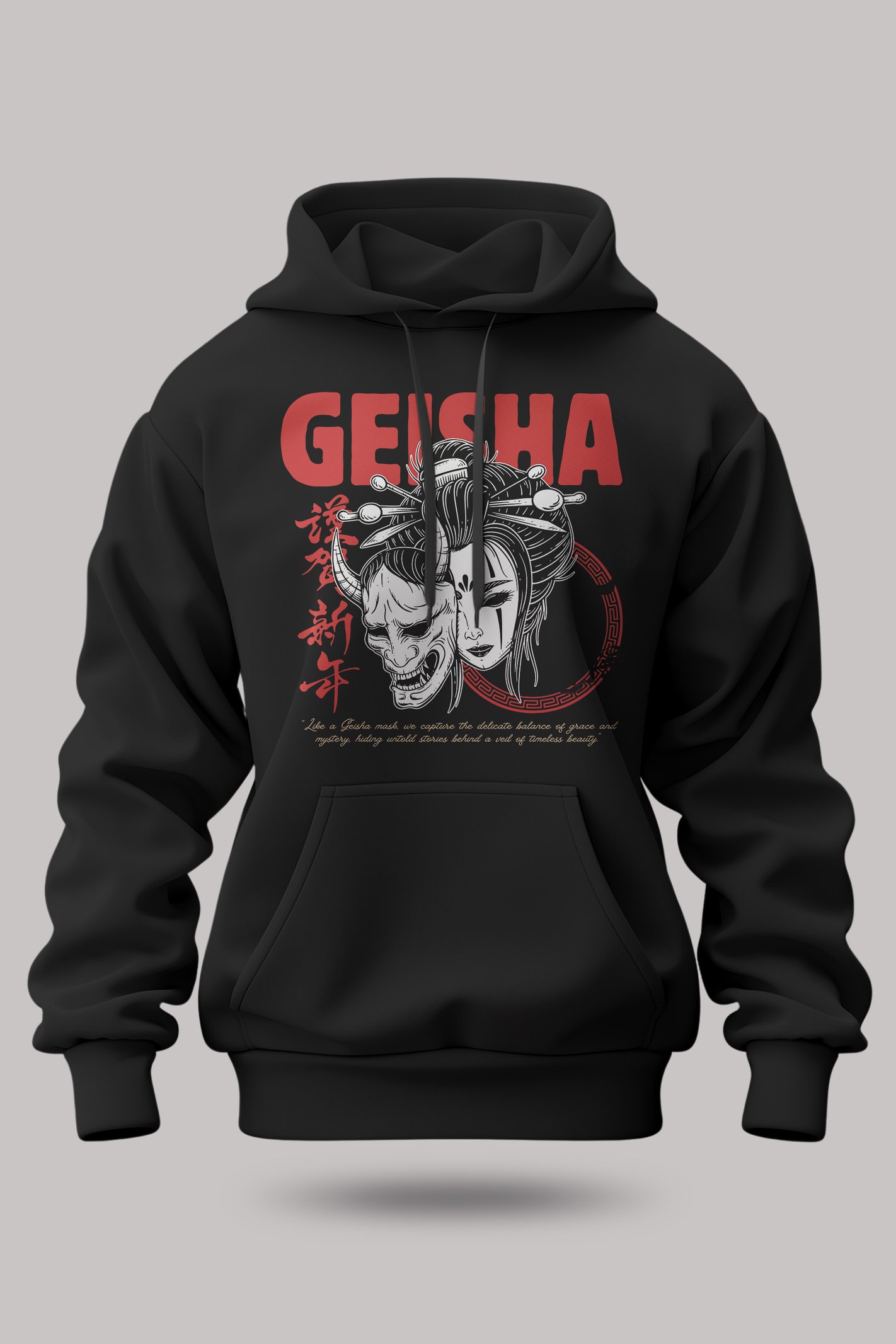 Geisha Kapüşonlu Unisex Sweatshirt