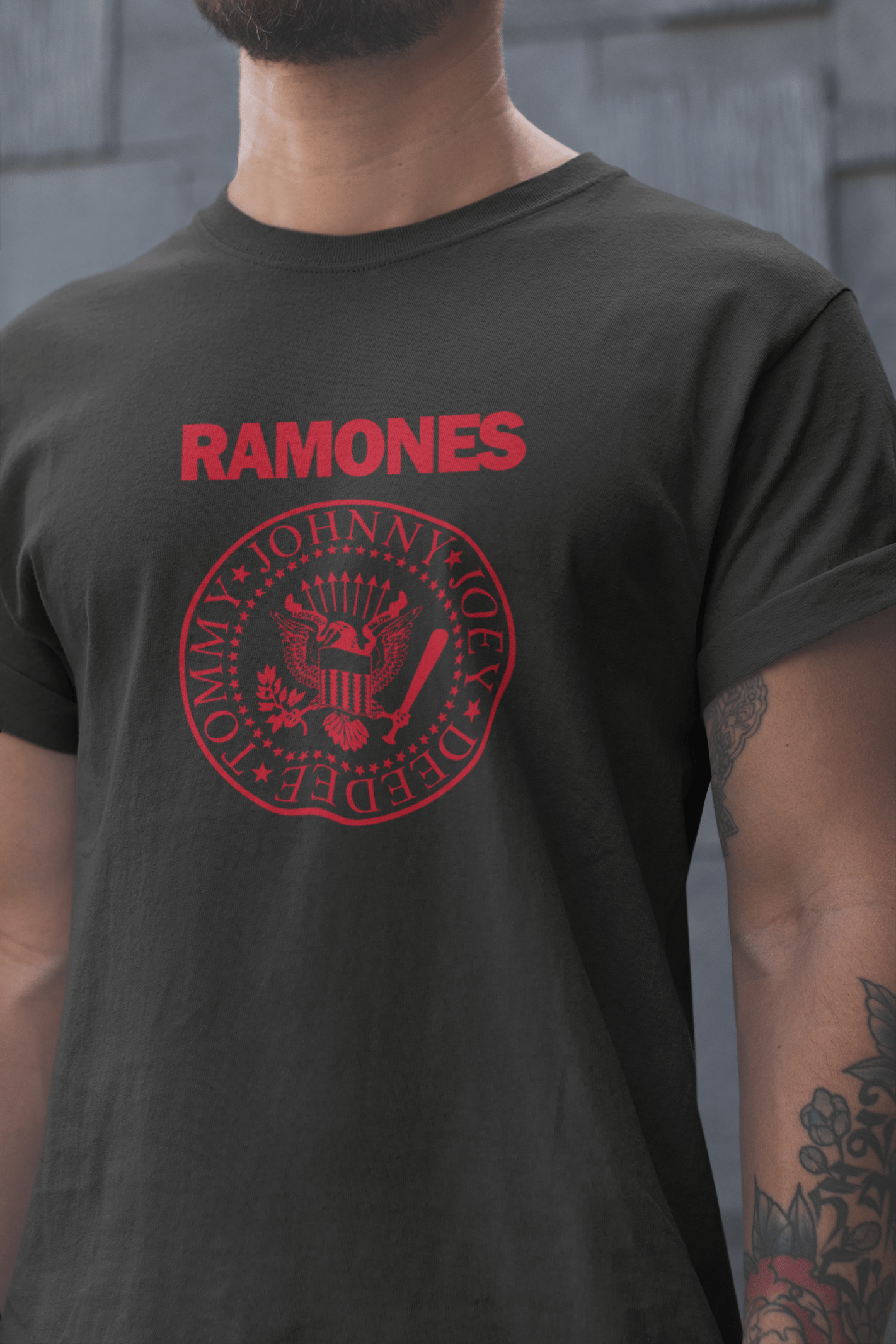 Ramones Unisex Siyah Tişört