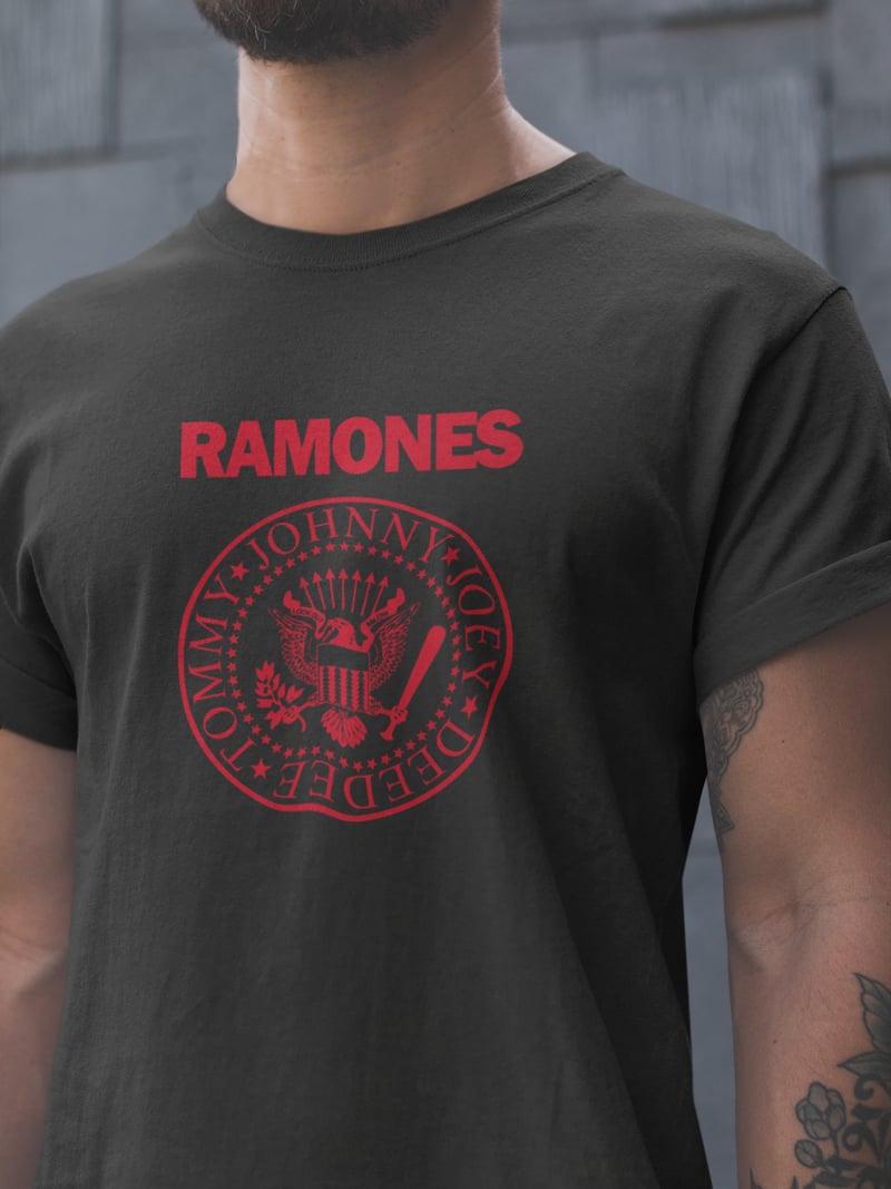 Ramones Unisex Siyah Tişört