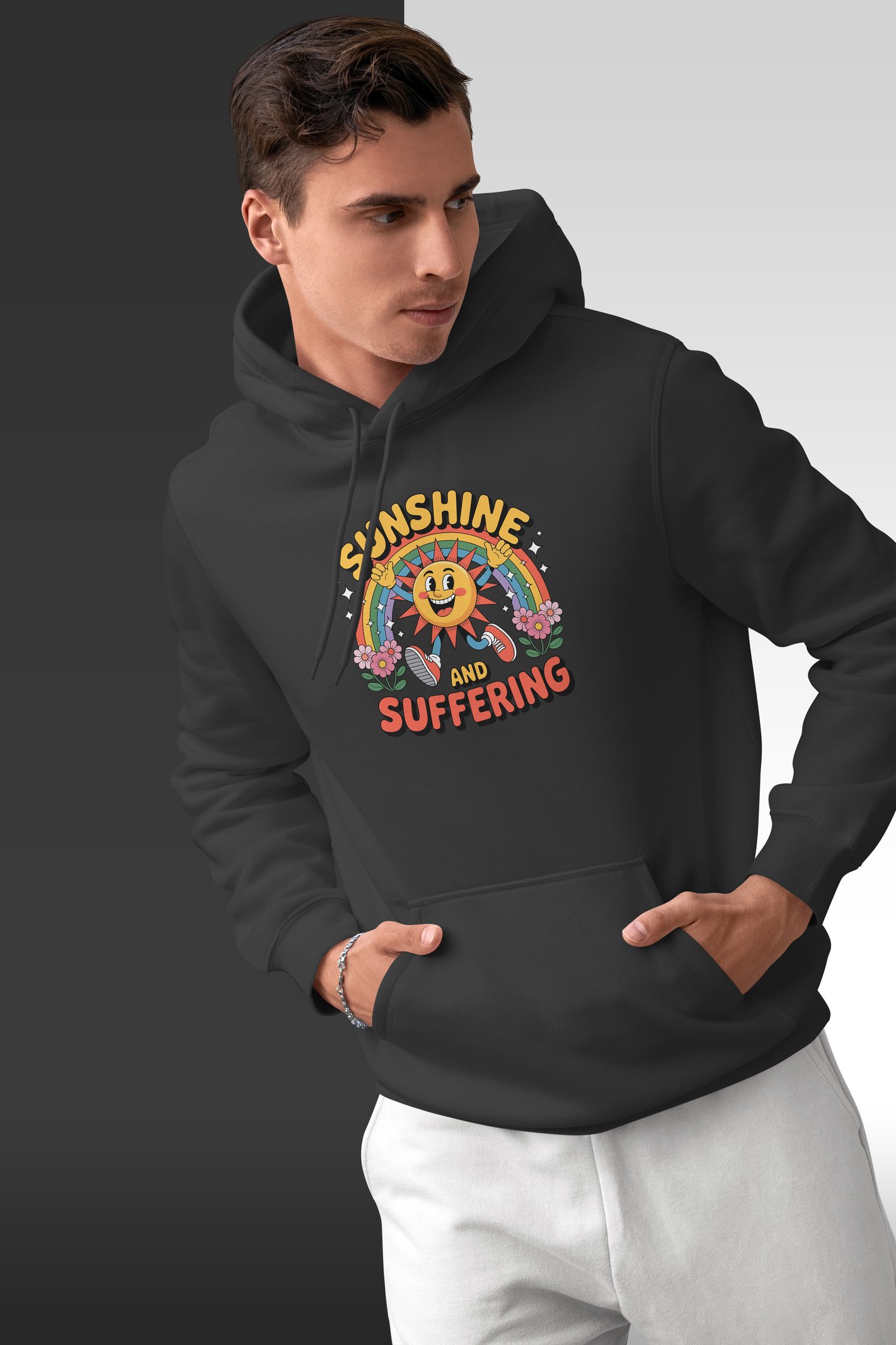 Sunshine Kapüşonlu Unisex Sweatshirt