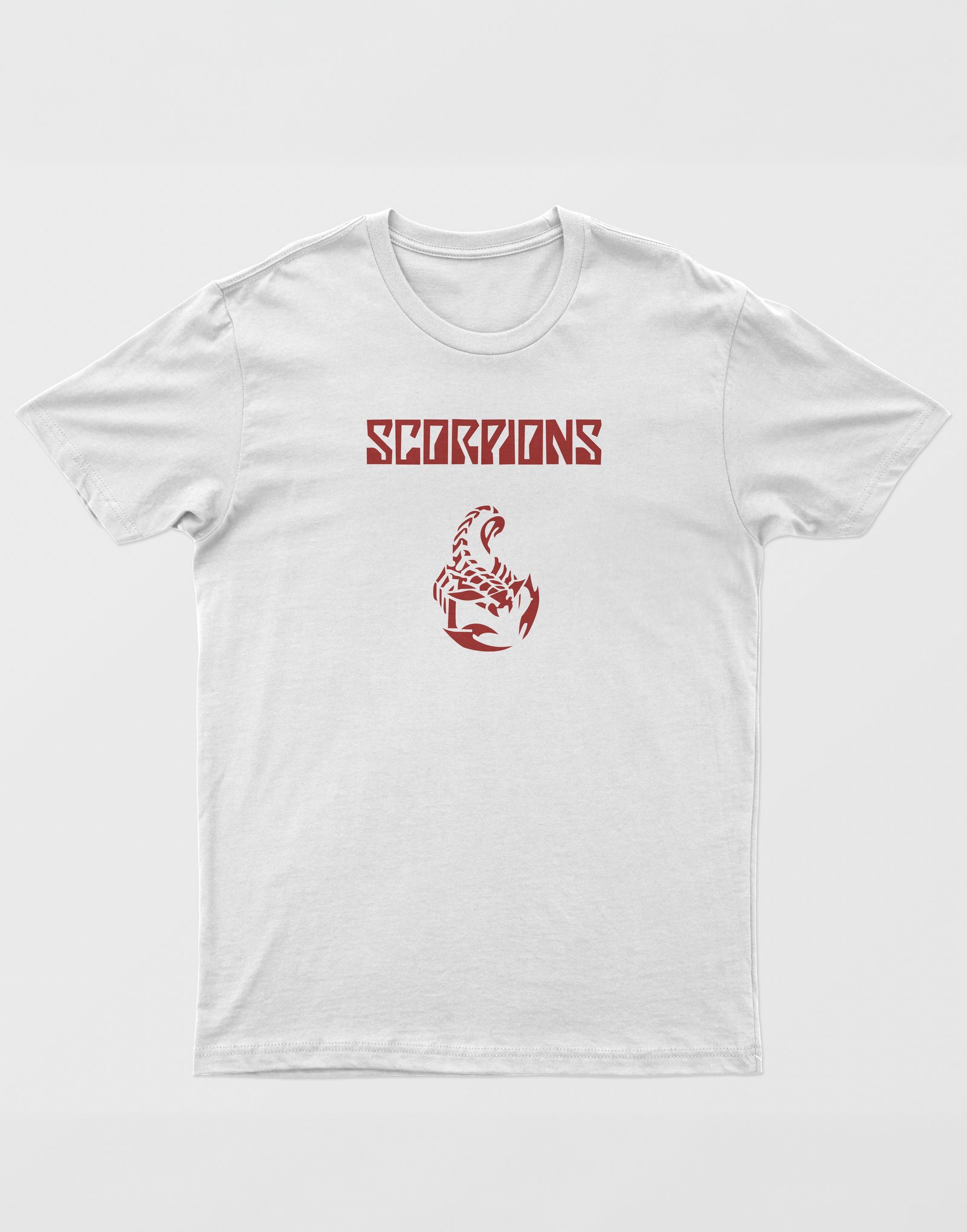 Scorpions Unisex Beyaz Tişört