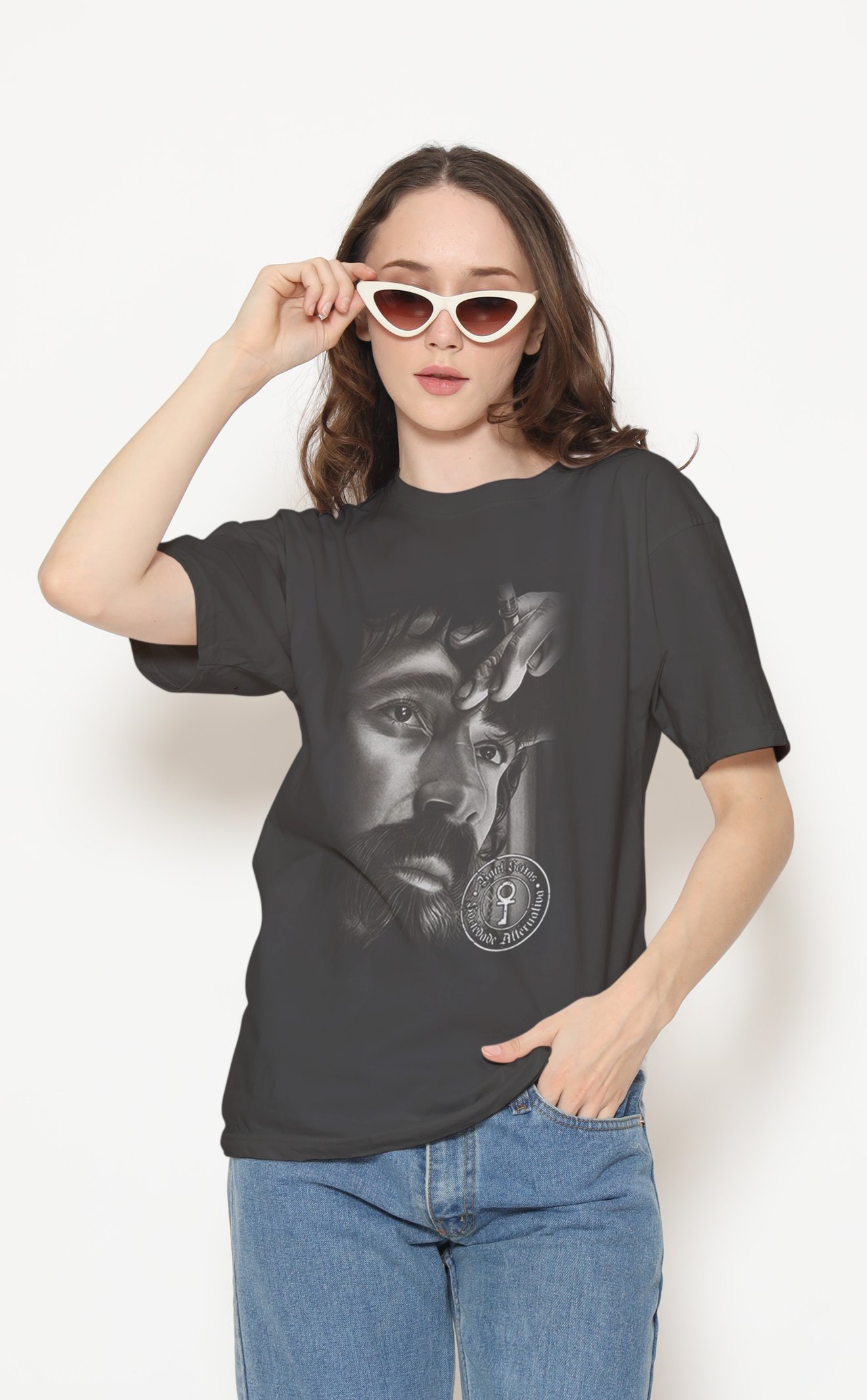 Raul Seixas Dijital Baskı Unisex Tişört