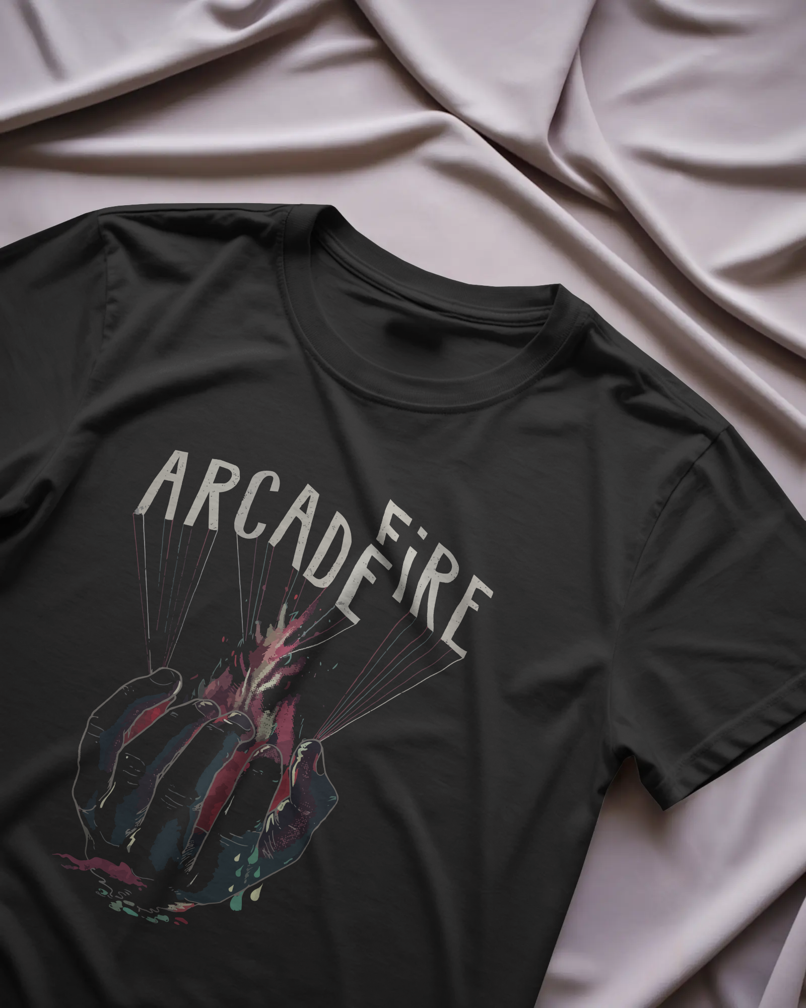 Arcade Fire Siyah Tişört