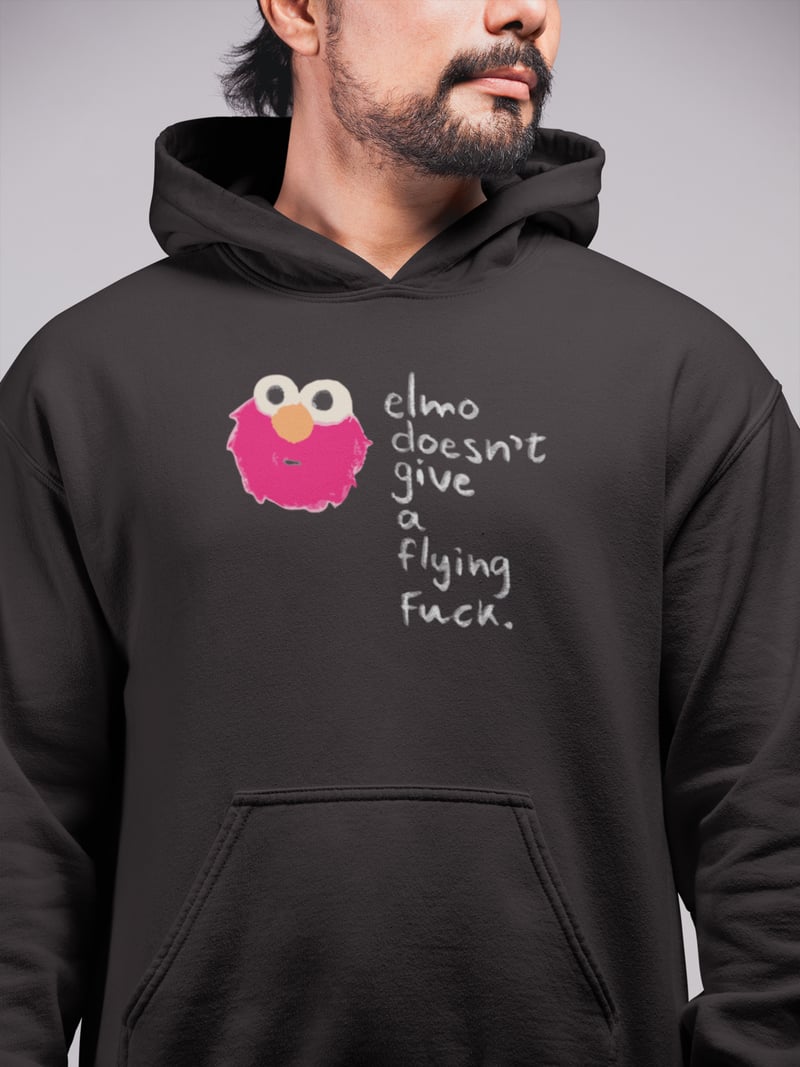 Elmo Unisex Kapüşonlu Sweatshirt