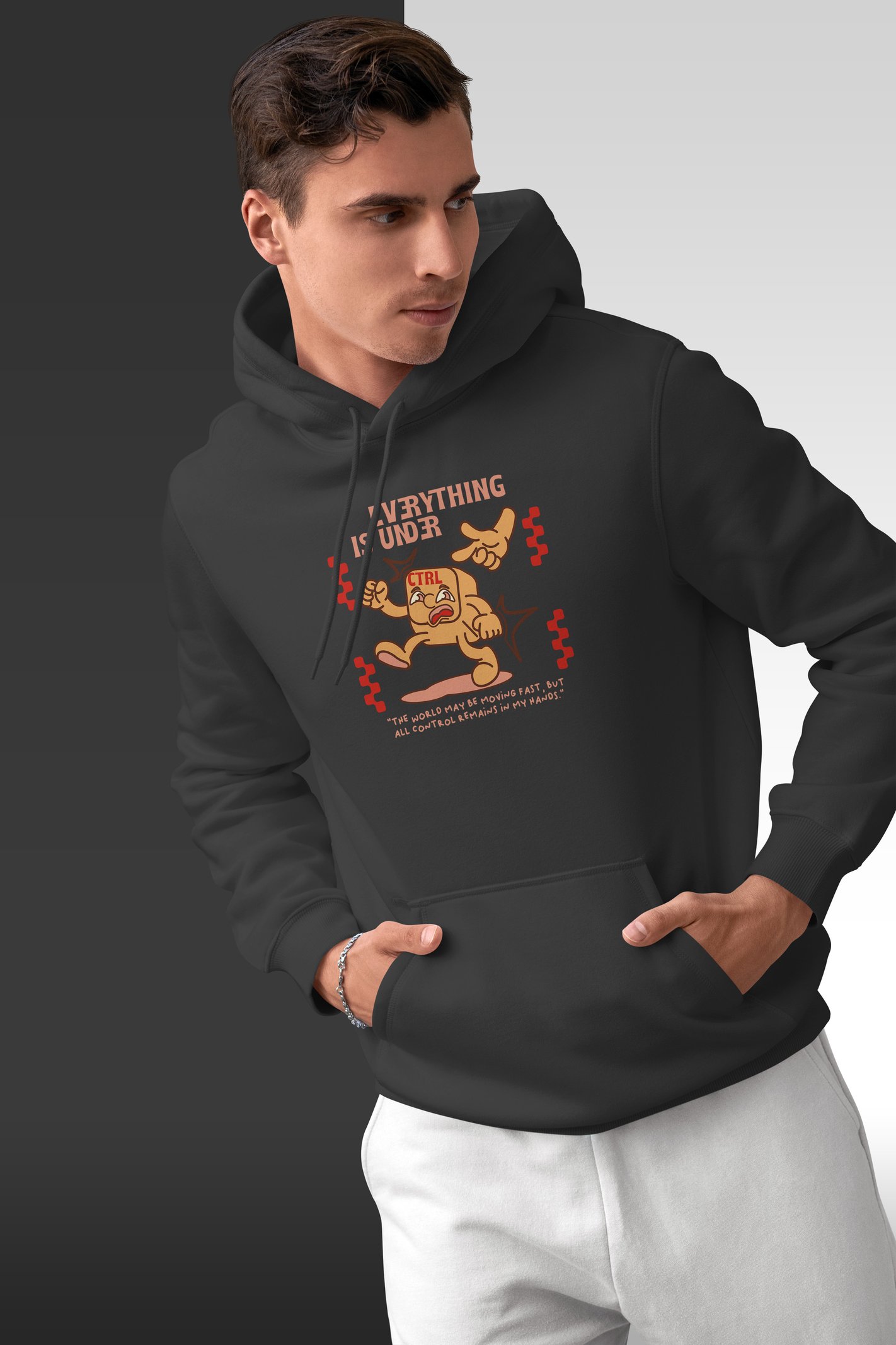 CTRL Kapüşonlu Unisex Sweatshirt