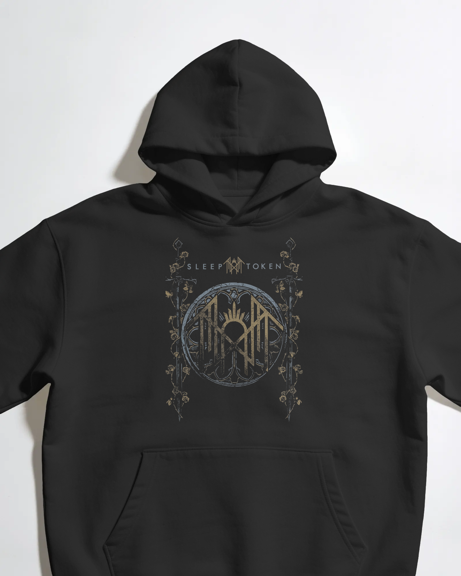 Sleep Token Çiçek Kapüşonlu Sweatshirt