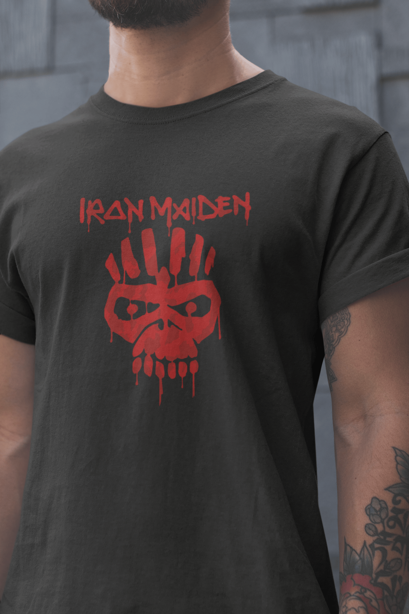 Iron Maiden Unisex Siyah Tişört