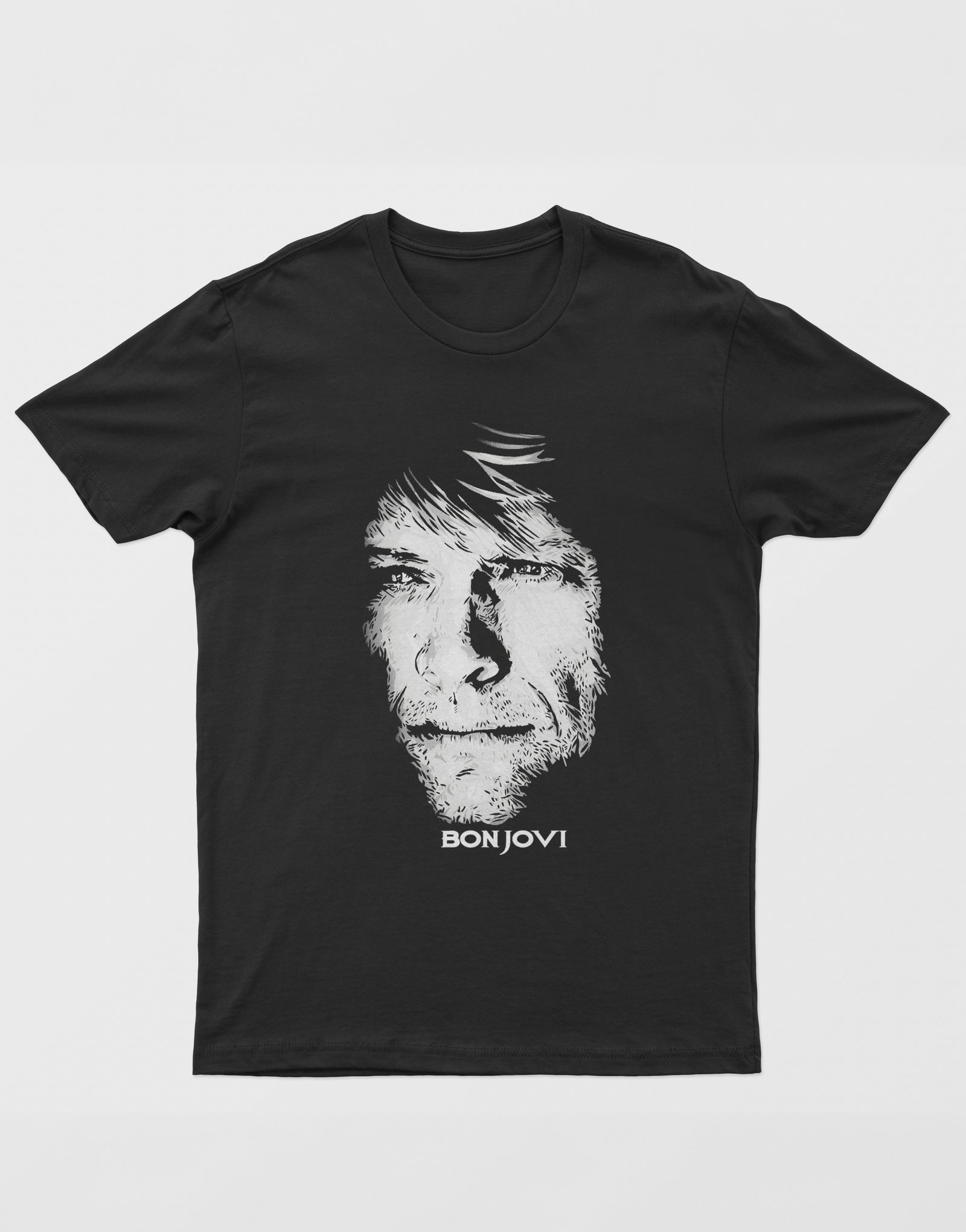 Bon Jovi Dijital Baskı Unisex Tişört
