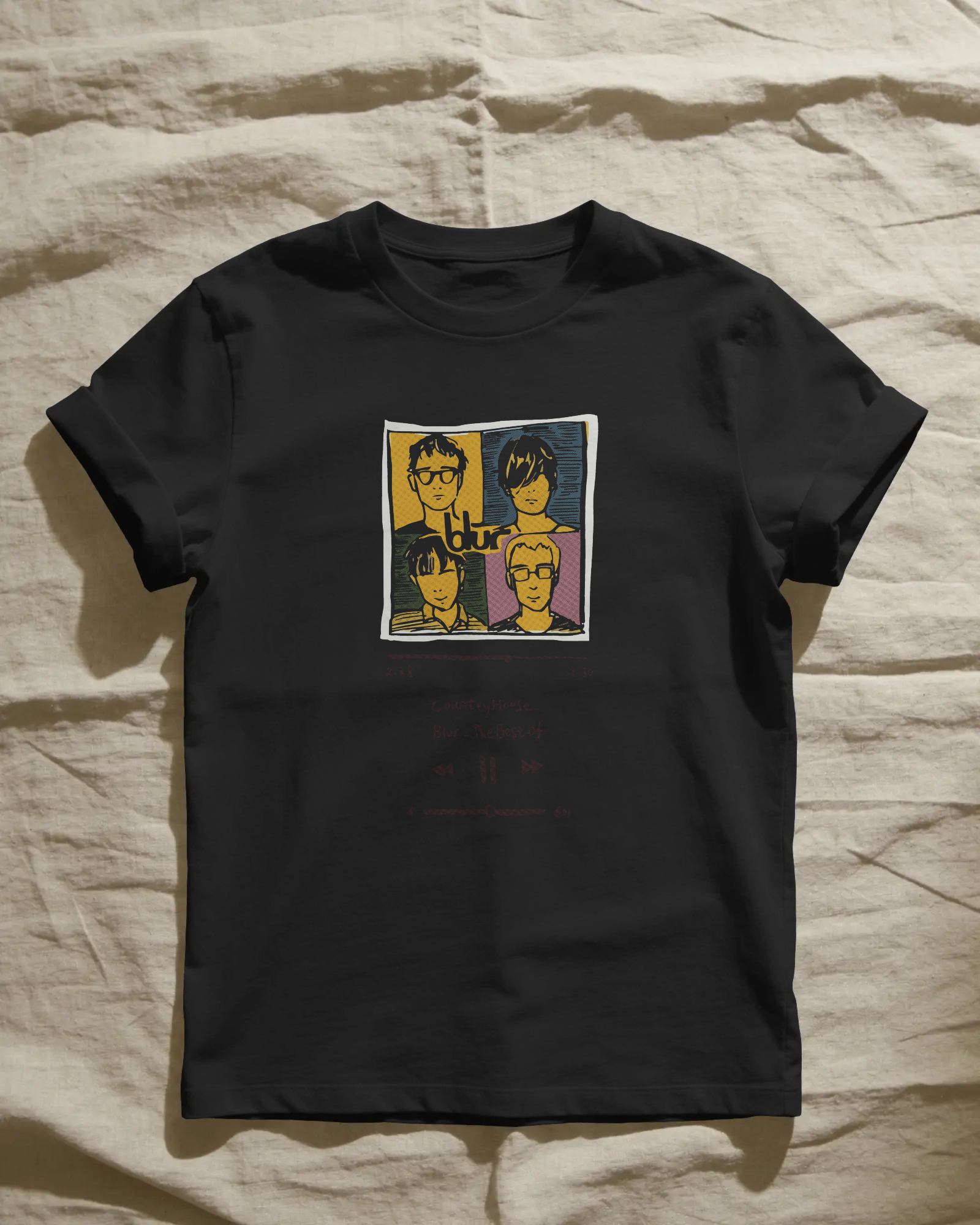 Blur Siyah Tişört