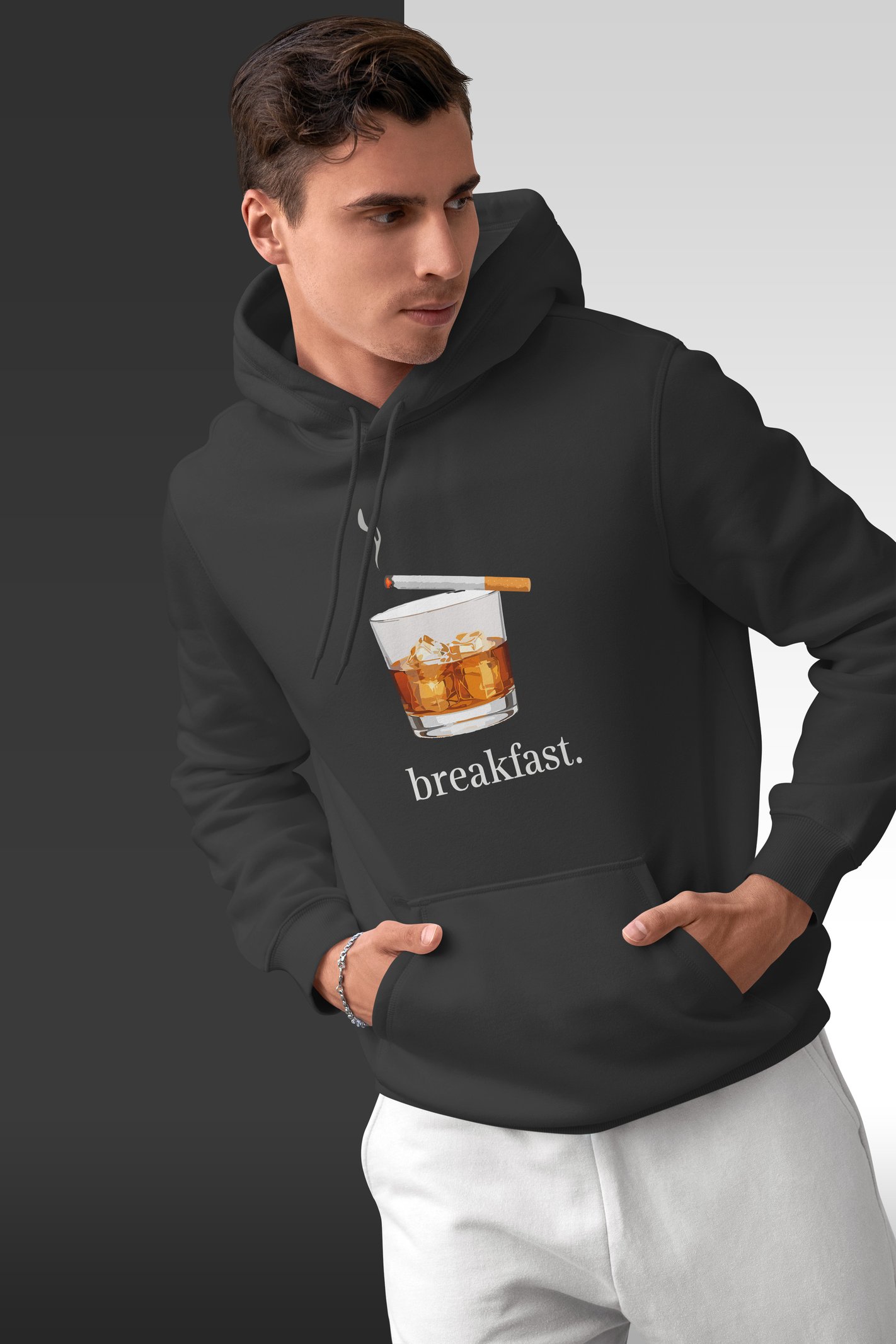 Breakfast Kapüşonlu Unisex Sweatshirt