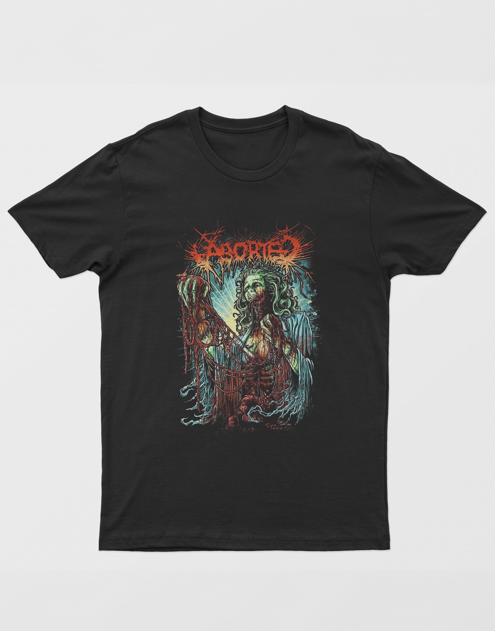 Aborted Dijital Baskı Unisex Tişört
