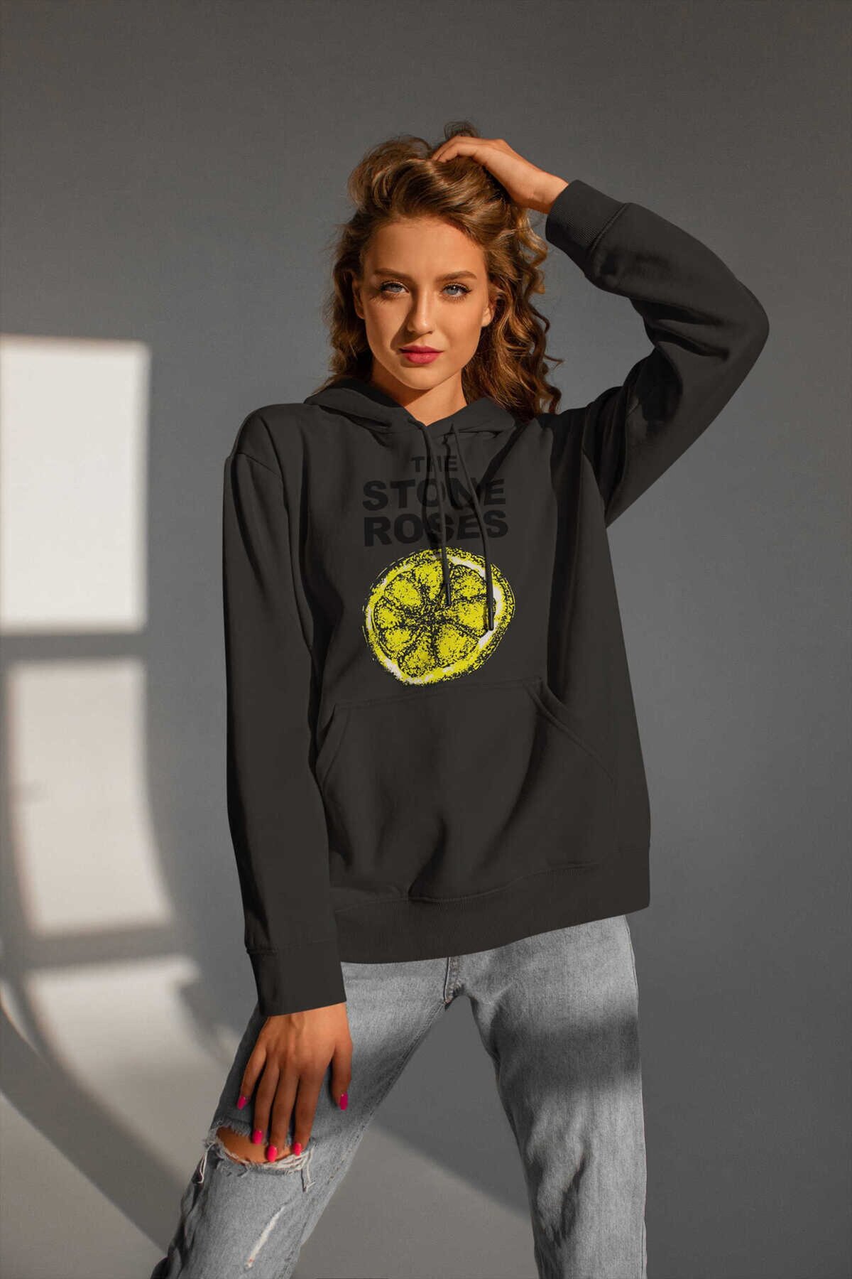 The Stone Roses Dijital Baskı Kapüşonlu Unisex Sweatshirt
