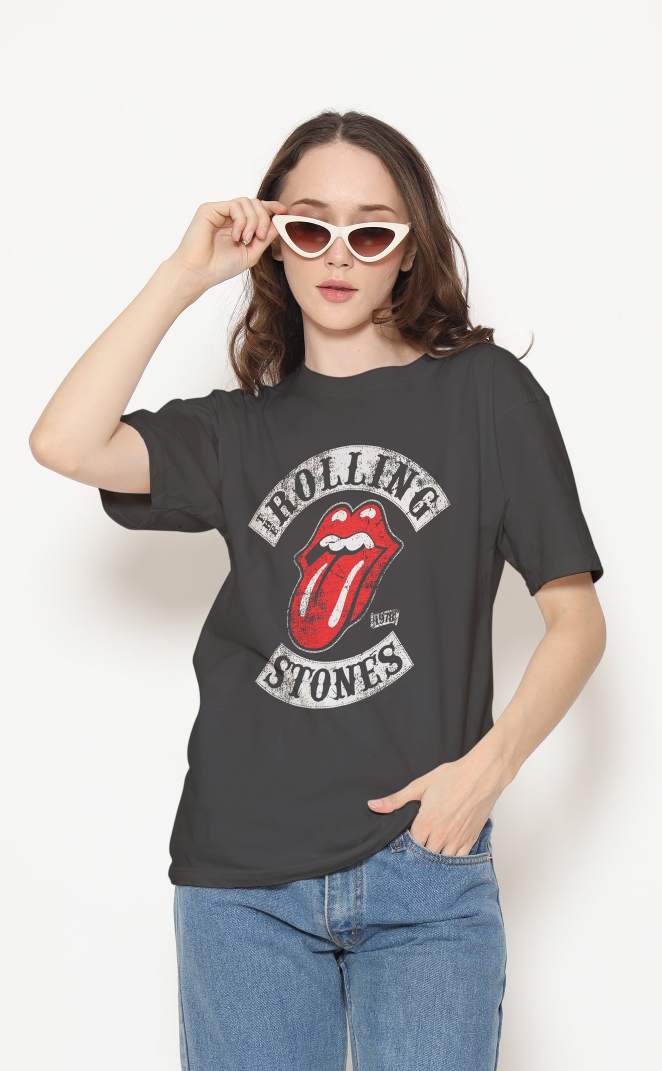 The Rolling Stones Dijital Baskı Unisex Tişört
