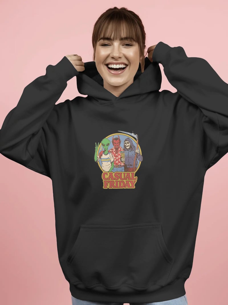 Casual Friday Kapüşonlu Sweatshirt