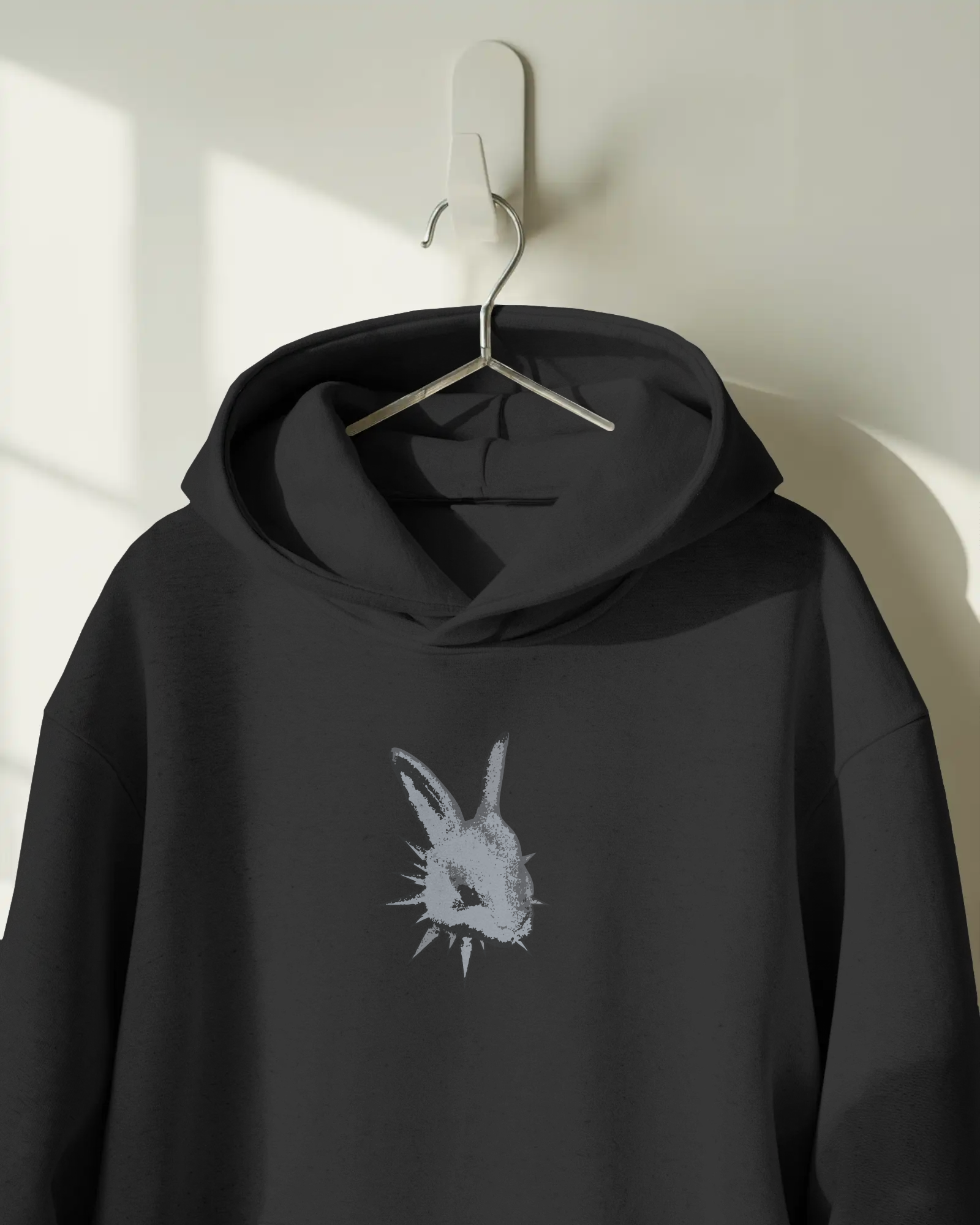 Chaos Rabbit Kapüşonlu Sweatshirt