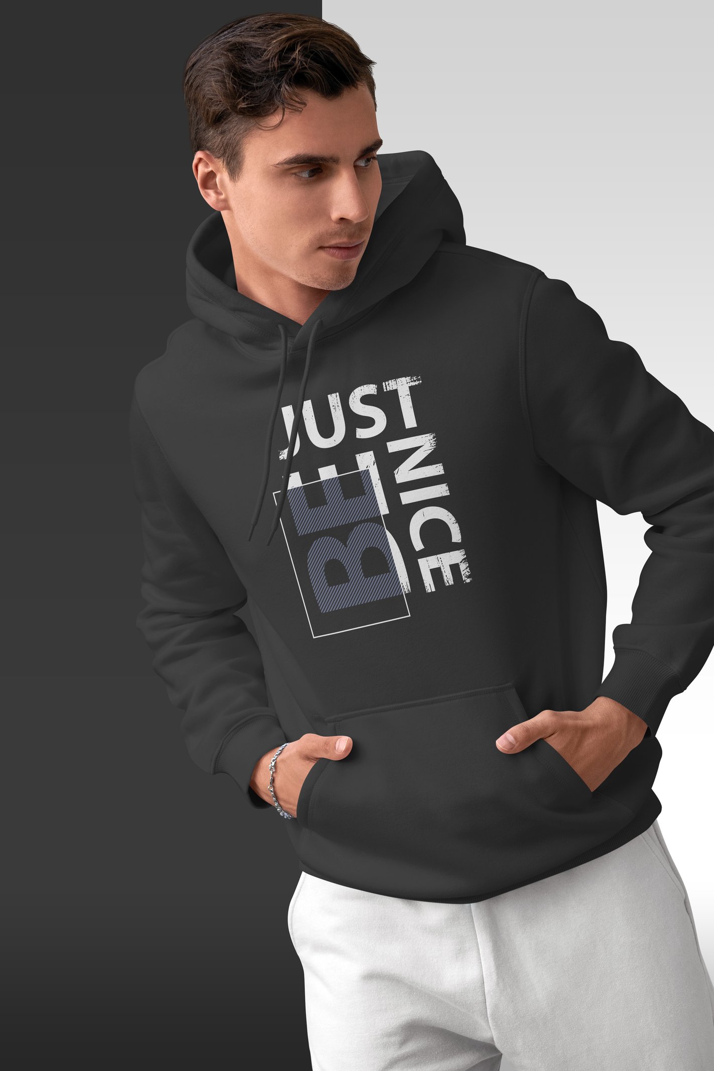 Be Nice Kapüşonlu Unisex Sweatshirt