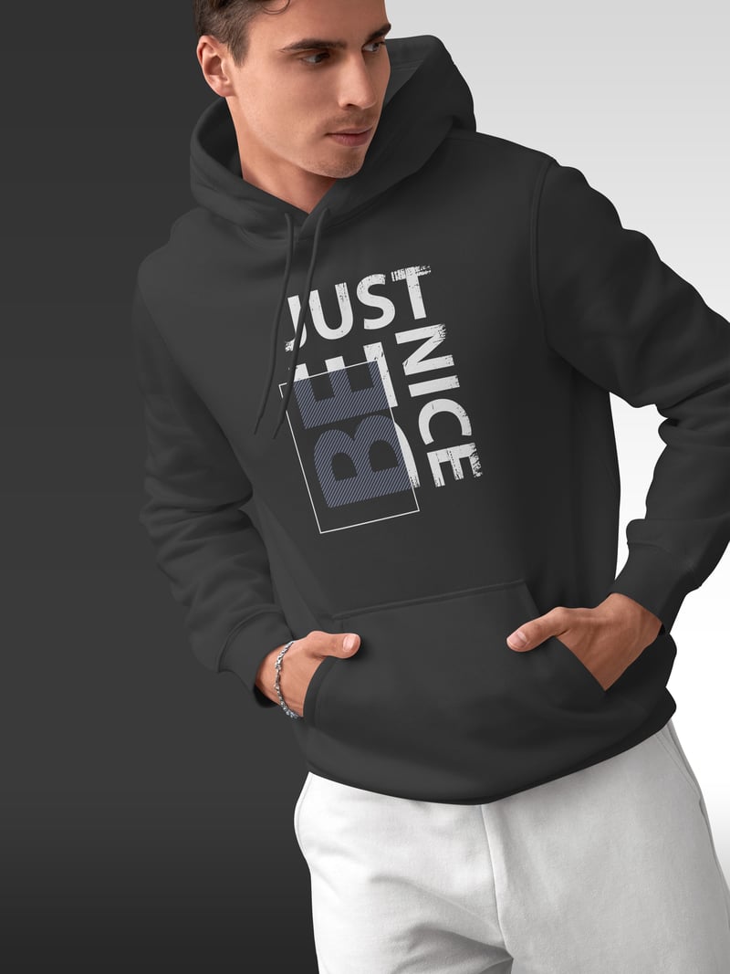 Be Nice Kapüşonlu Unisex Sweatshirt
