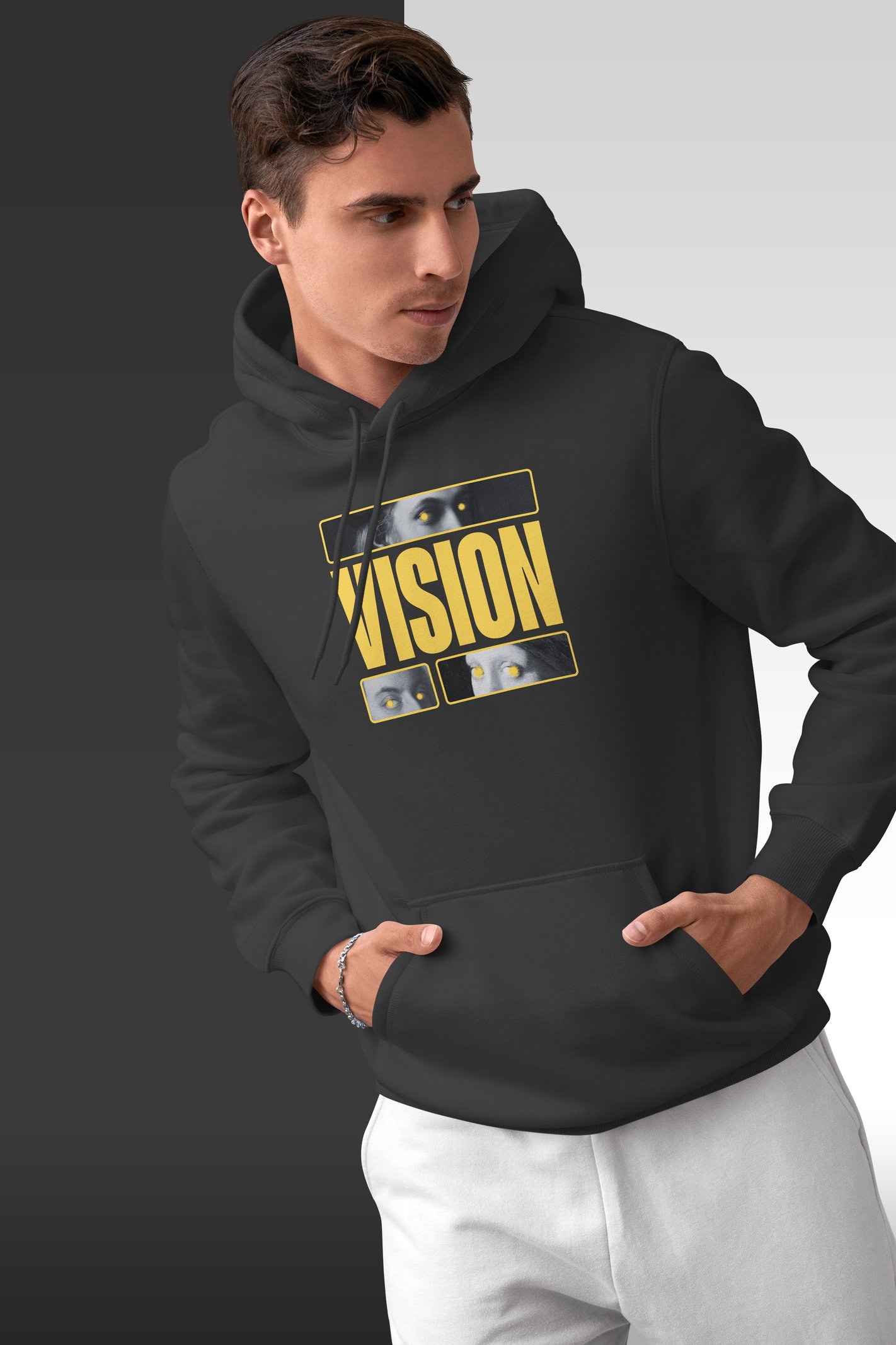 Vision Kapüşonlu Unisex Sweatshirt