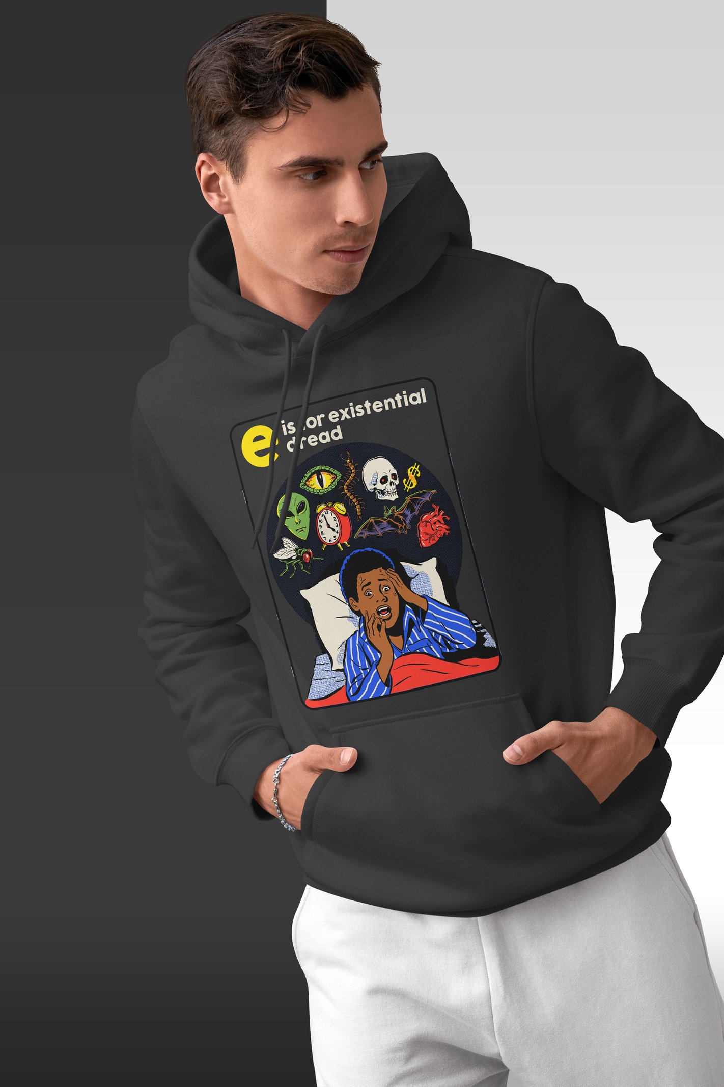 Existencial Kapüşonlu Unisex Sweatshirt