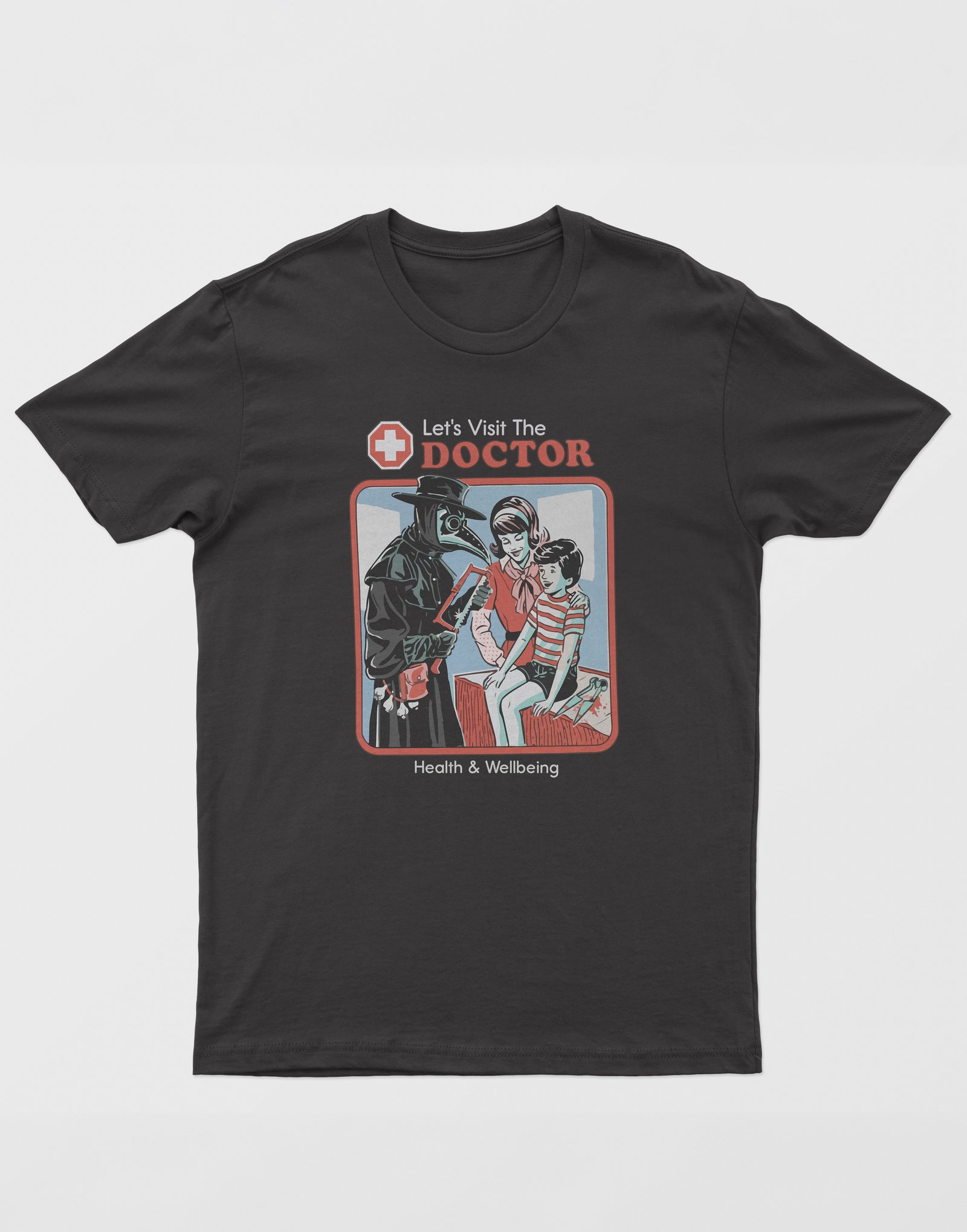Doctor Unisex Siyah Tişört